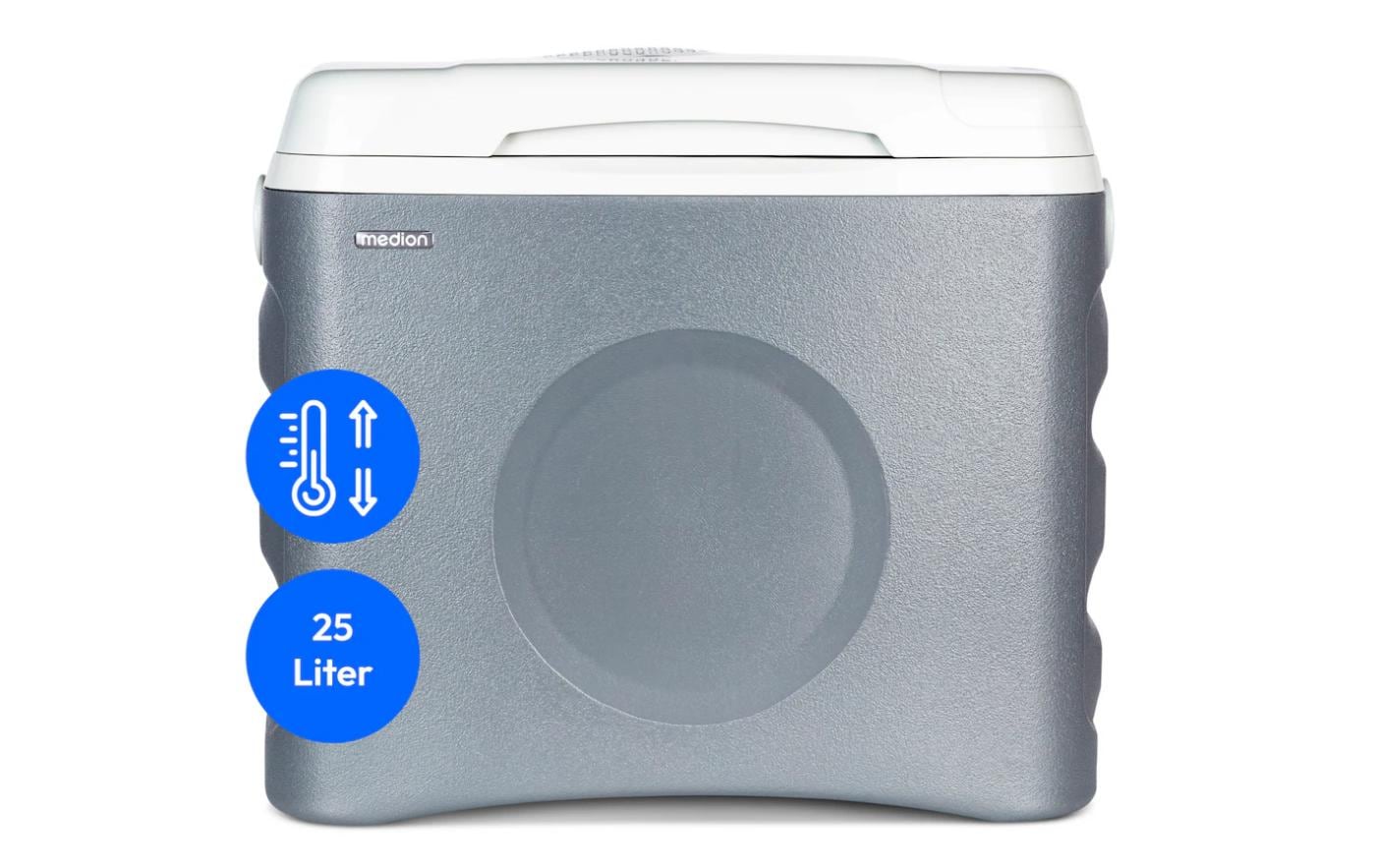 MEDION Kühlbox MD 10735 – 25 l, 12/230 V, thermoelektrisch, mit Heizfunktion