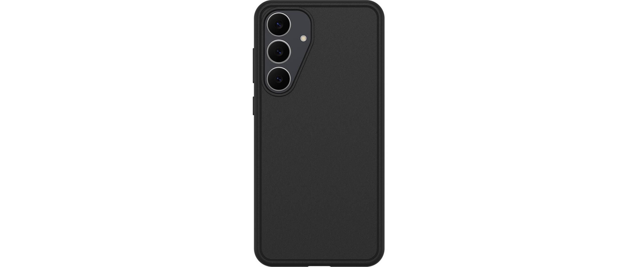 OtterBox Symmetry Backcover – für Samsung Galaxy S25 FE, Kunststoff, Schwarz, bis 1,22 m sturzsicher