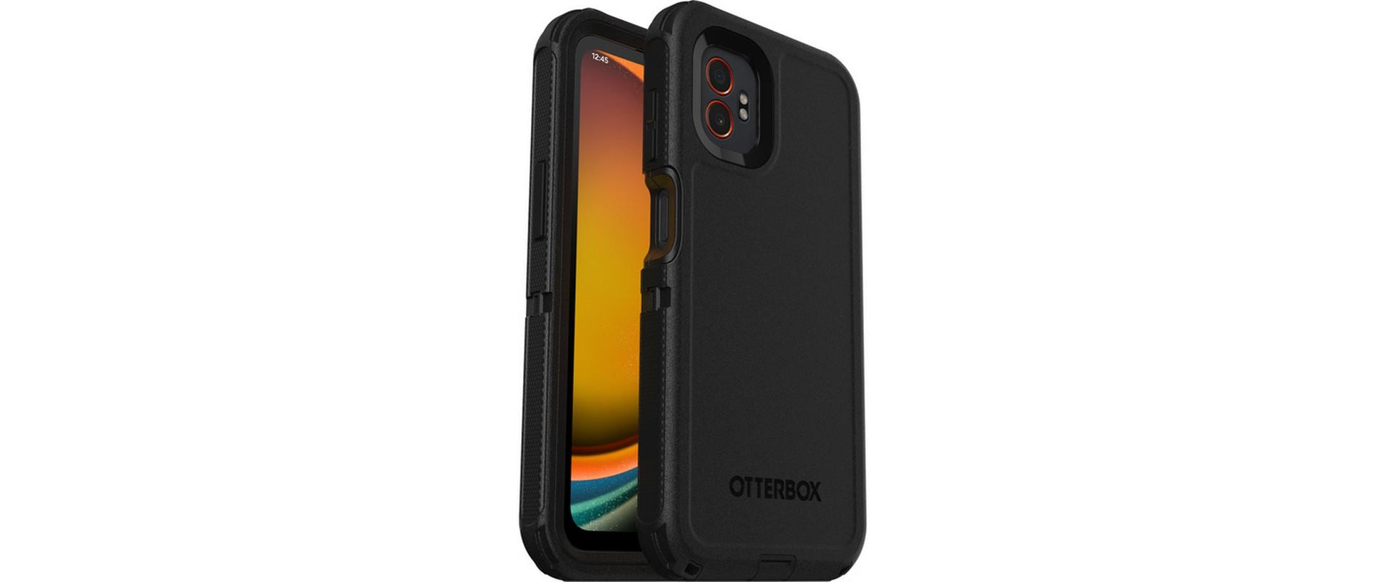 OtterBox Defender Rugged-Case – für Samsung Galaxy XCover7/XCover7 Pro, Schwarz, bis 1,22 m sturzsicher