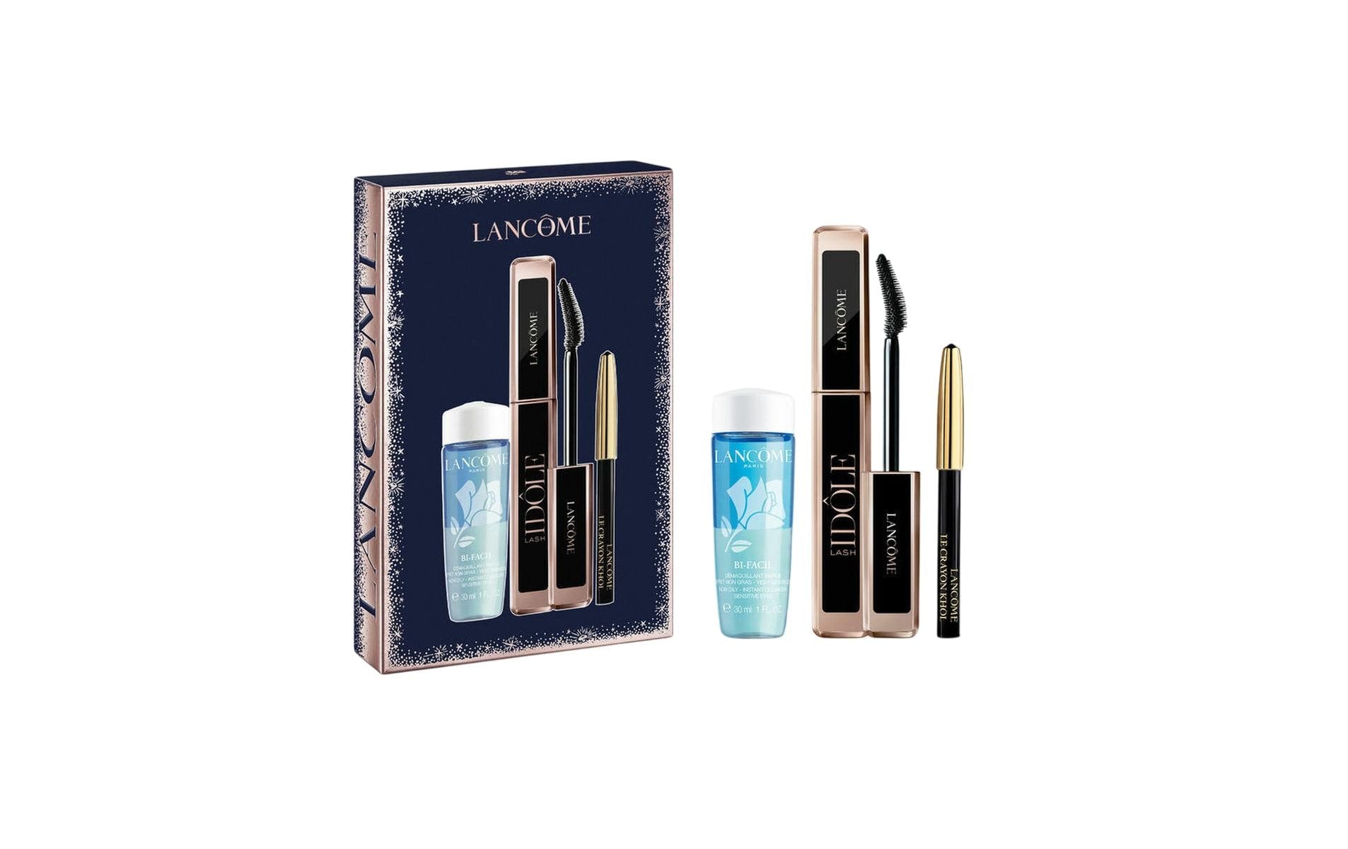 Lancôme Mascara-Set Lash Idôle – 3 Stk (Mascara, Crayon Khol 0,7 g, Bi-Facial 30 ml)