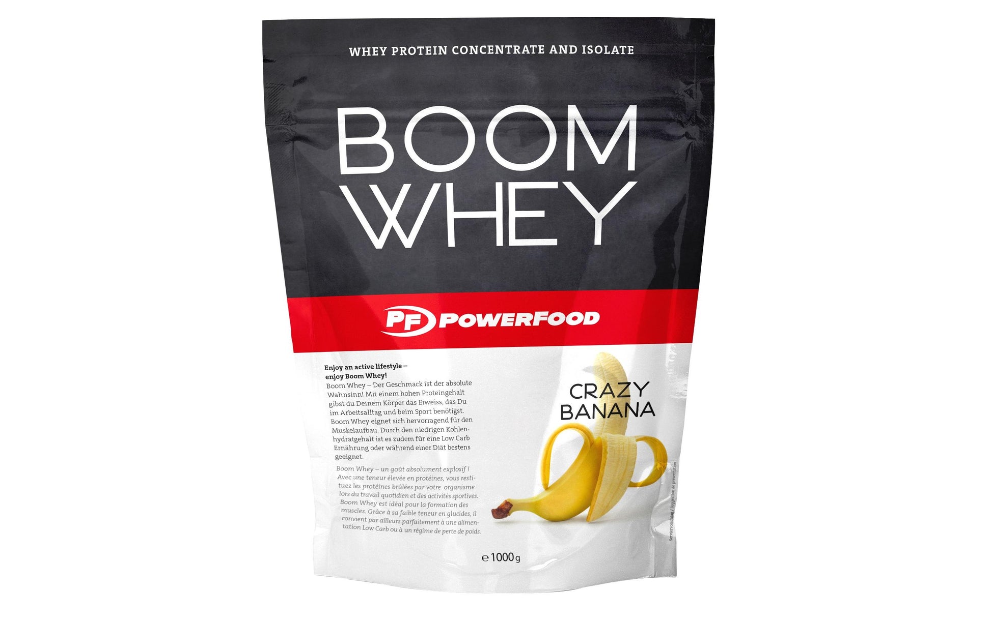 PowerFood Whey Protein Banane – 1 kg