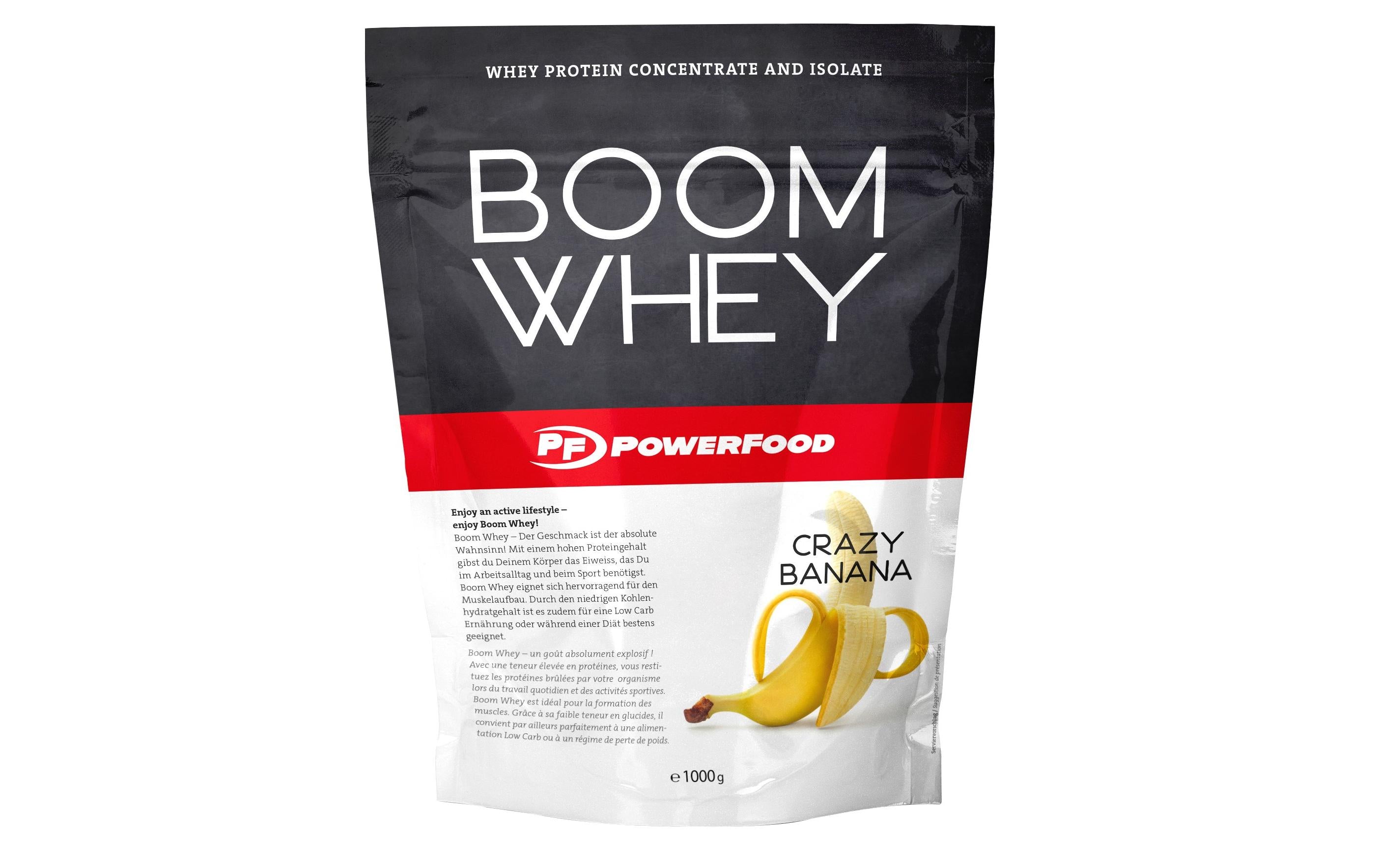 PowerFood Whey Protein Banane – 1 kg