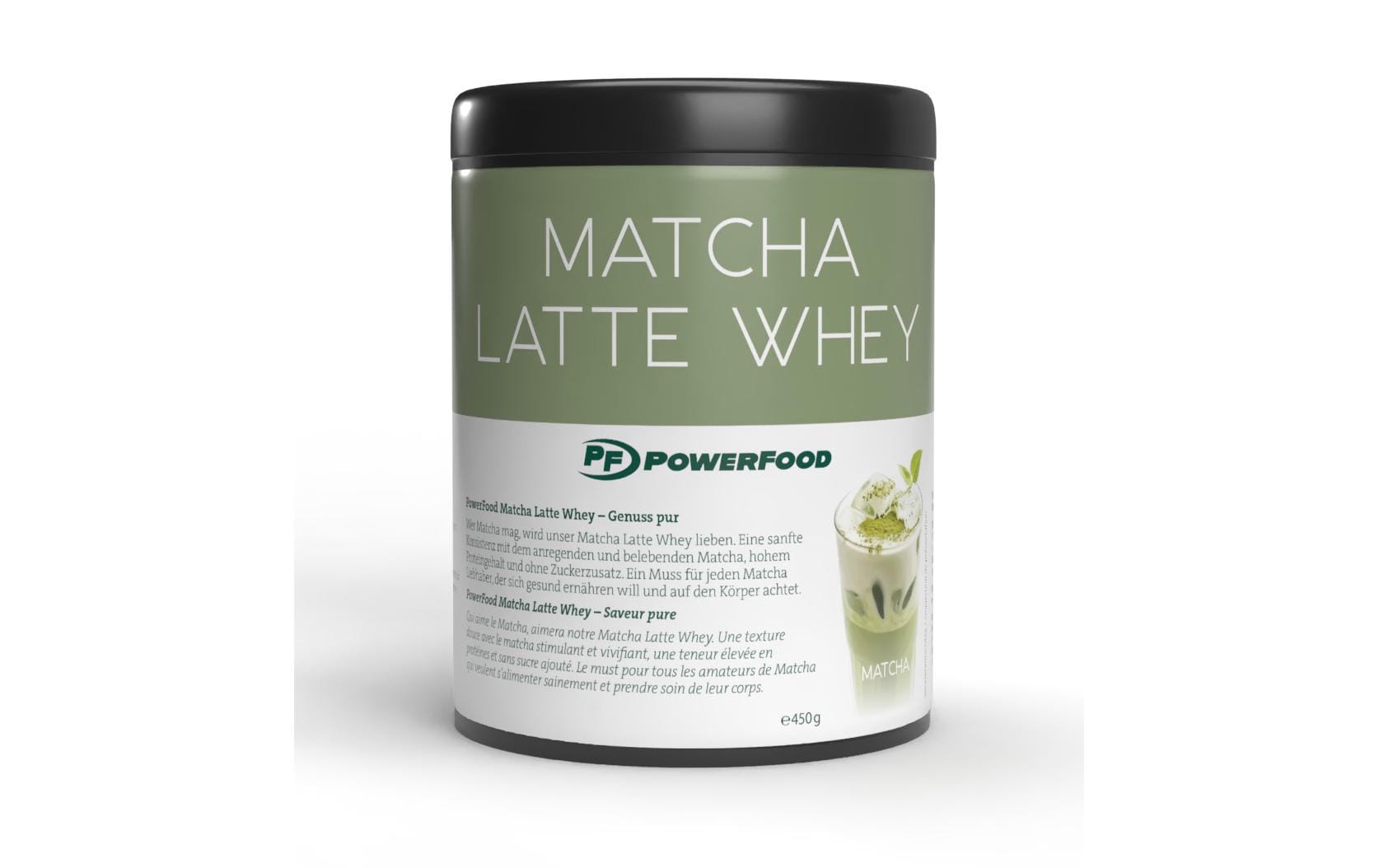 Powerfood Whey Protein Matcha – 450 g