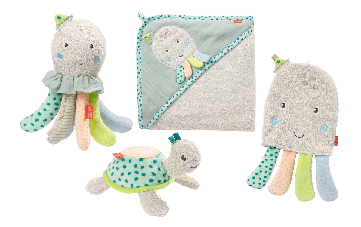 Fehn Handtuch Meereskinder – Frottee, Mehrfarbig, Set