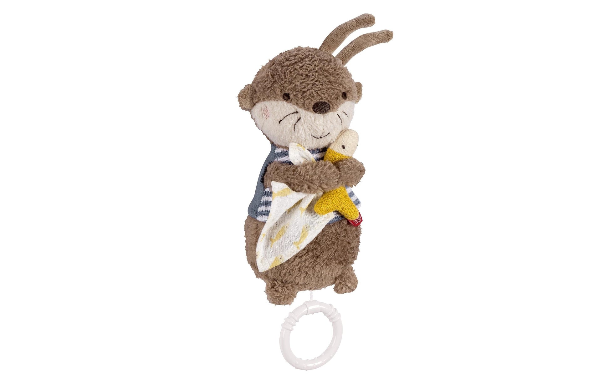 Fehn Plüschtier Otter Theo – Geschenkset – Plüsch, Polyester – Mehrfarbig