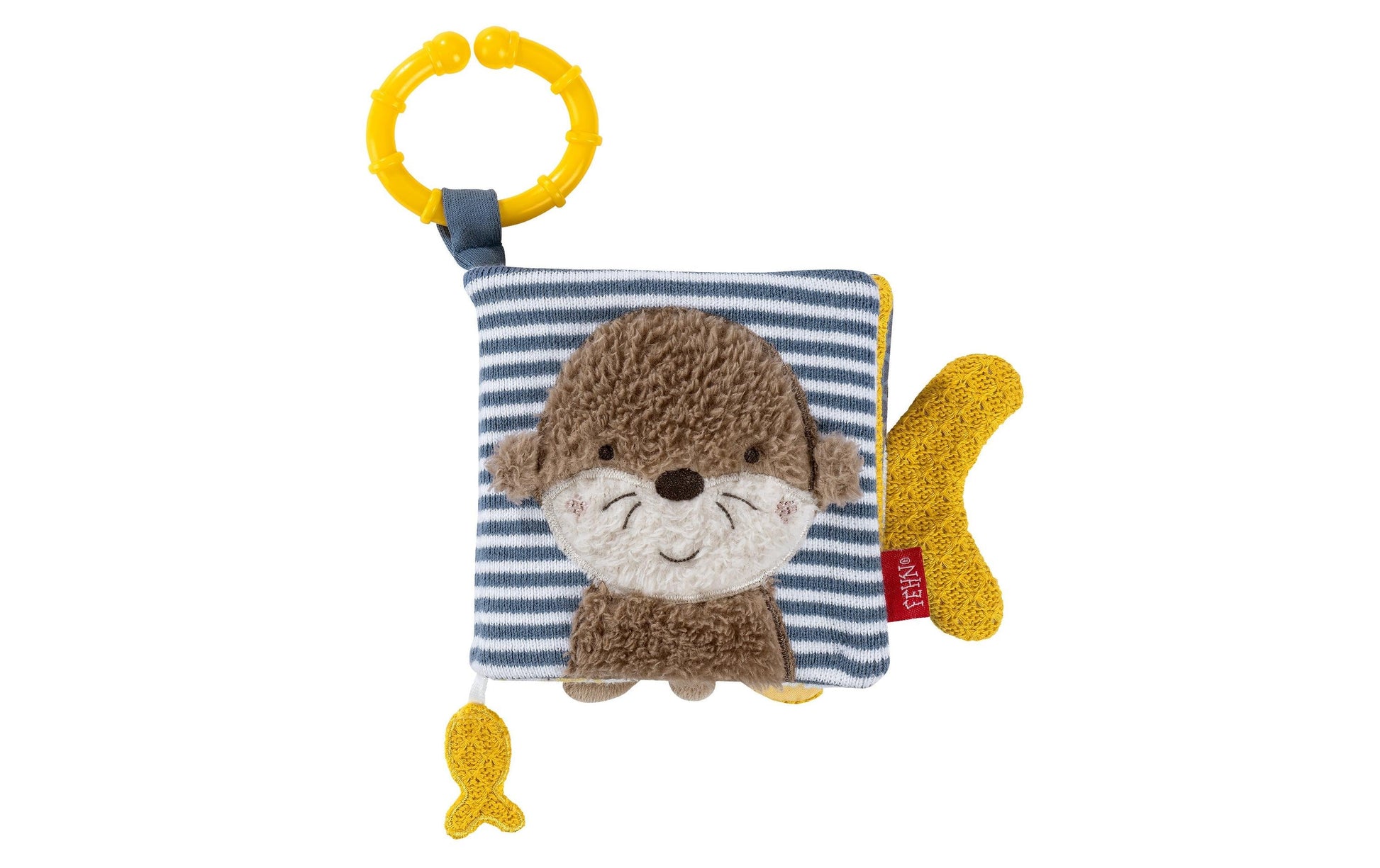 Fehn Plüschtier Otter Theo – Geschenkset – Plüsch, Polyester – Mehrfarbig