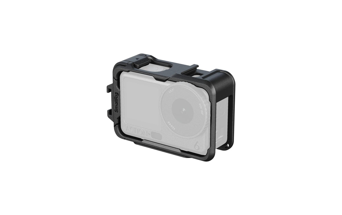 SmallRig Cage – 56,6 × 86,9 × 30,3 mm, 27 g – für DJI Osmo Action 6 – Schwarz