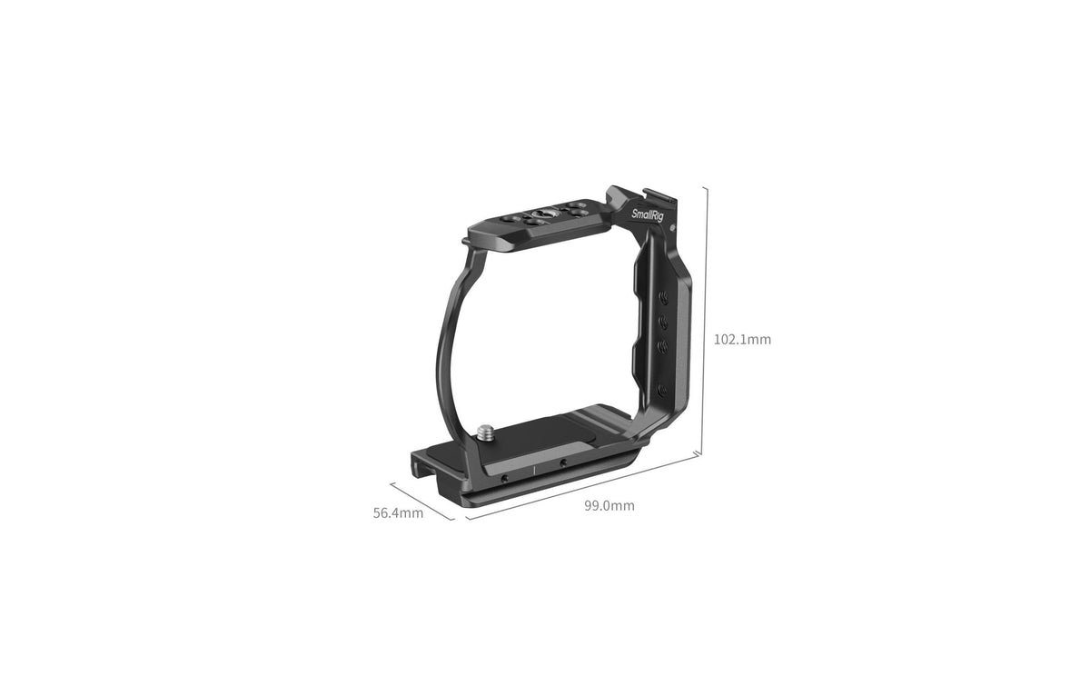 SmallRig Half Cage – für Nikon ZR – Schwarz – 99 × 56,4 × 102,1 mm, 110 g