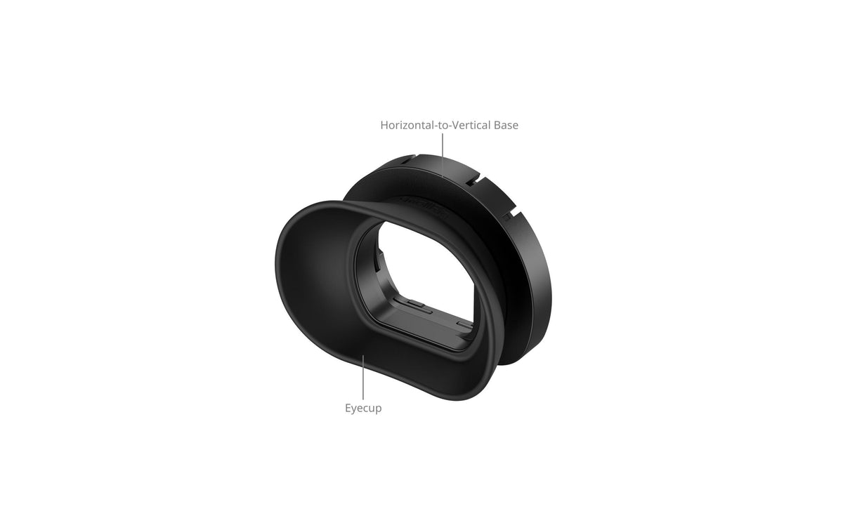 SmallRig Okulargummi – 50 × 38,4 × 24,4 mm, 11 g – für Sony FX2 – Schwarz