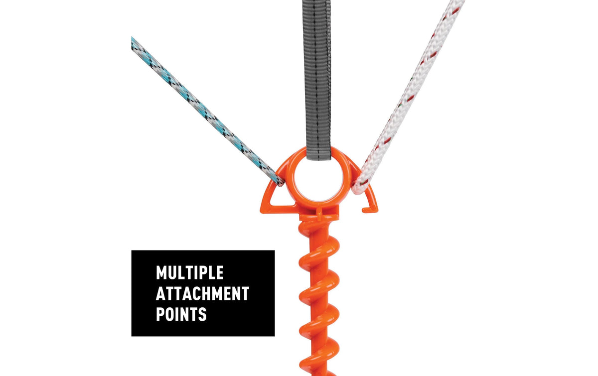 Nite Ize Spiral-Erd-Hering – Länge 241 mm, Breite 22 mm, Kunststoff