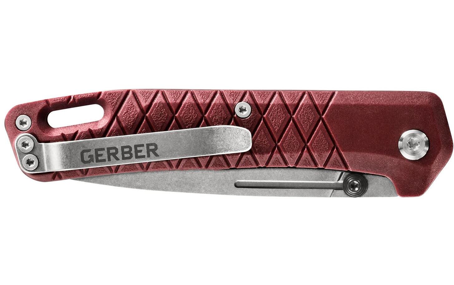 Gerber ZILCH – Klappmesser 79 mm, Liner-Lock, Rot