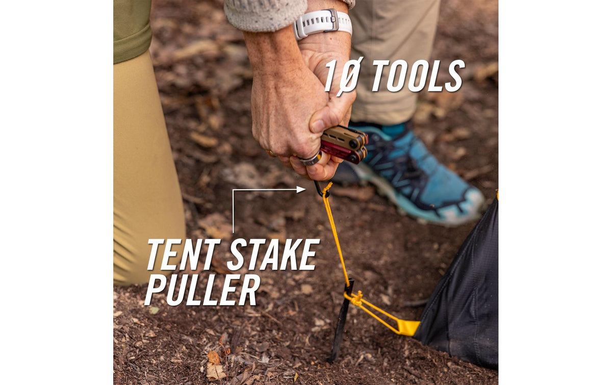 Gerber STAKEOUT SPARK Multitool Camping – 10-teilig, Klingenlänge 64 mm, Liner-Lock