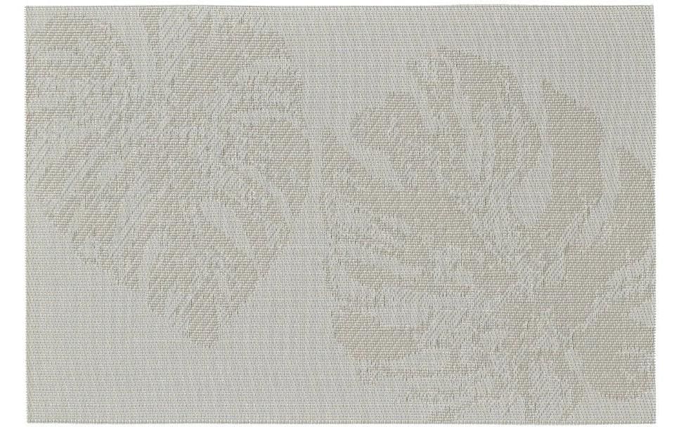 Zeller Present Tischset – 30×45,5 cm, PVC, Beige, Monstera