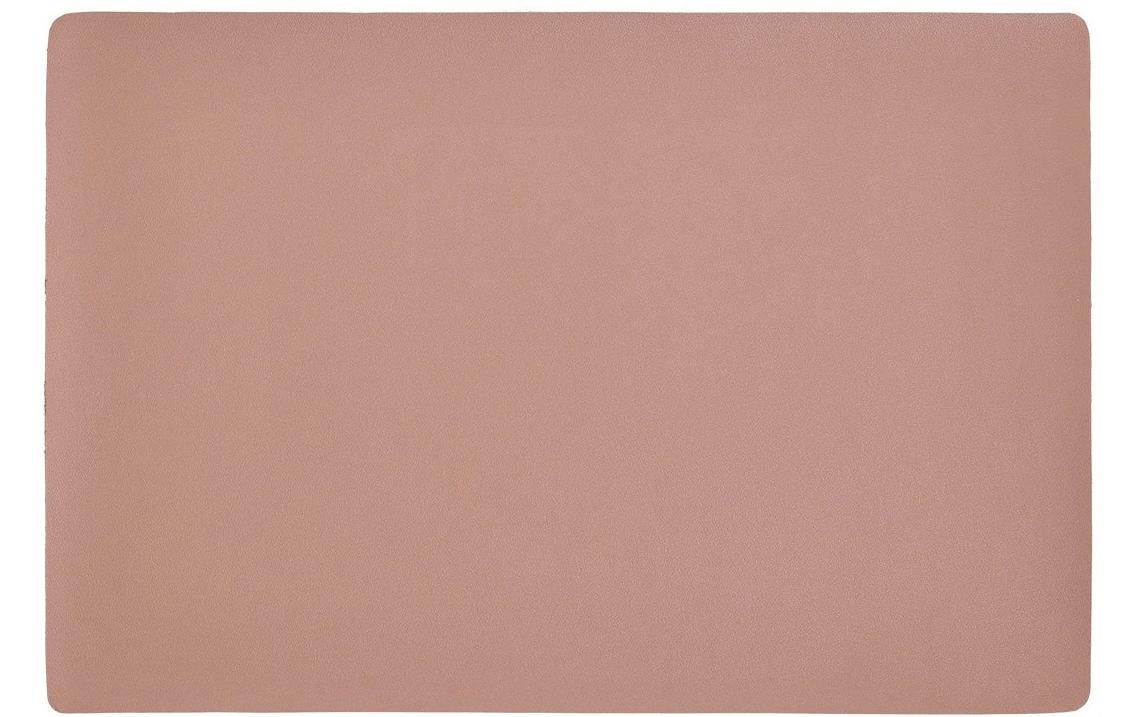 Zeller Present Tischset – Kunstleder (PU), Rosa, 45 × 30 cm