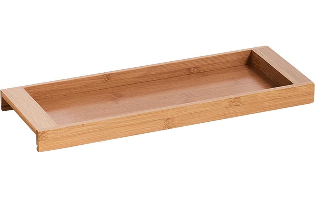 Zeller Present Aufbewahrungsbox Bamboo – 100% Bambus, 15×40×3 cm, Braun