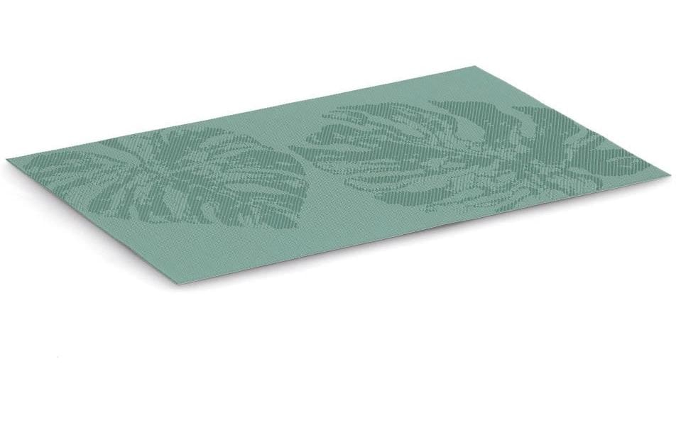 Zeller Present Tischset – 30×45,5 cm, PVC, Grün, Monstera