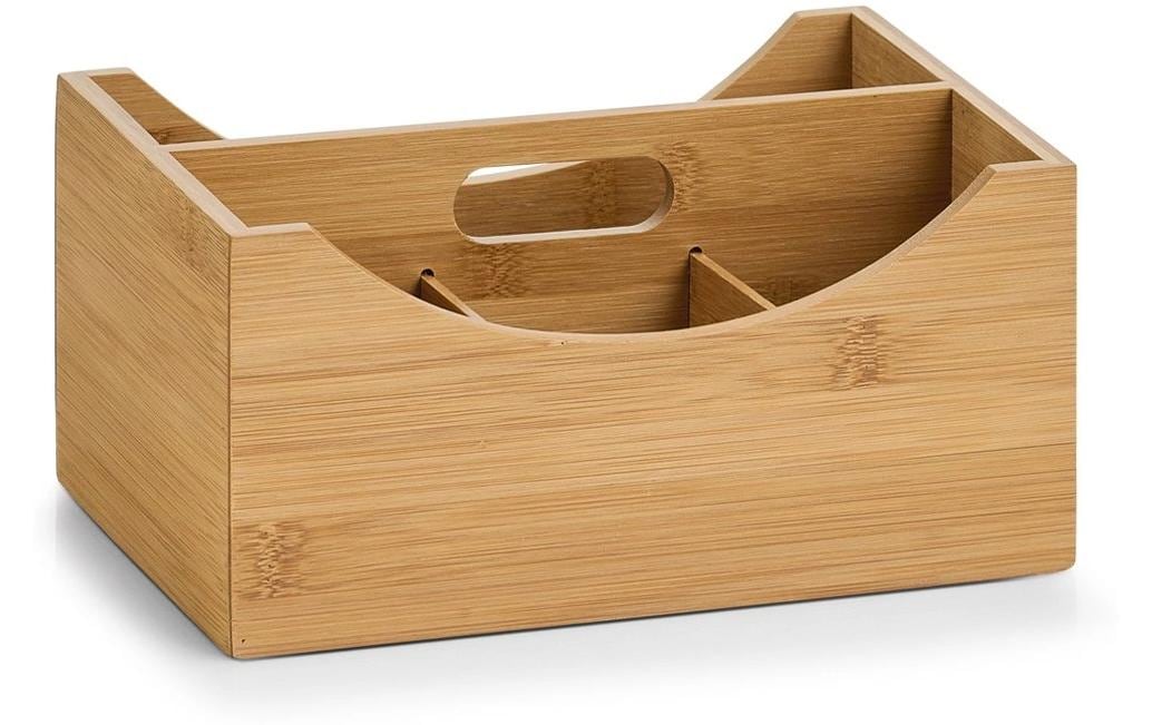 Zeller Present Aufbewahrungsbox – Bambus – Braun – 180 × 120 × 250 mm