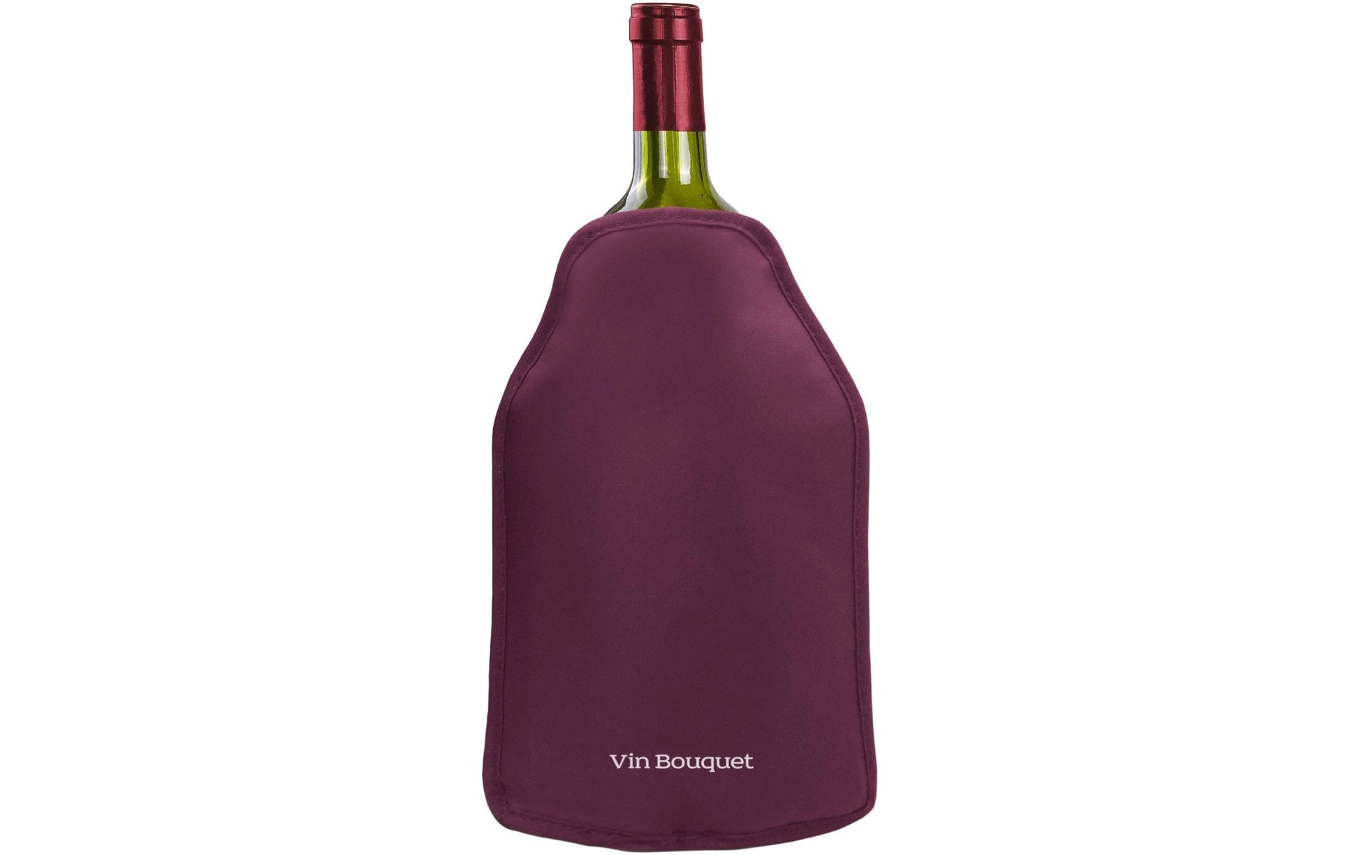 Vin Bouquet Flaschenmanschette – 23 × 16 × 2 cm, Kunststoff (Nylon), Gummi, Bordeaux, Anti-Rutsch