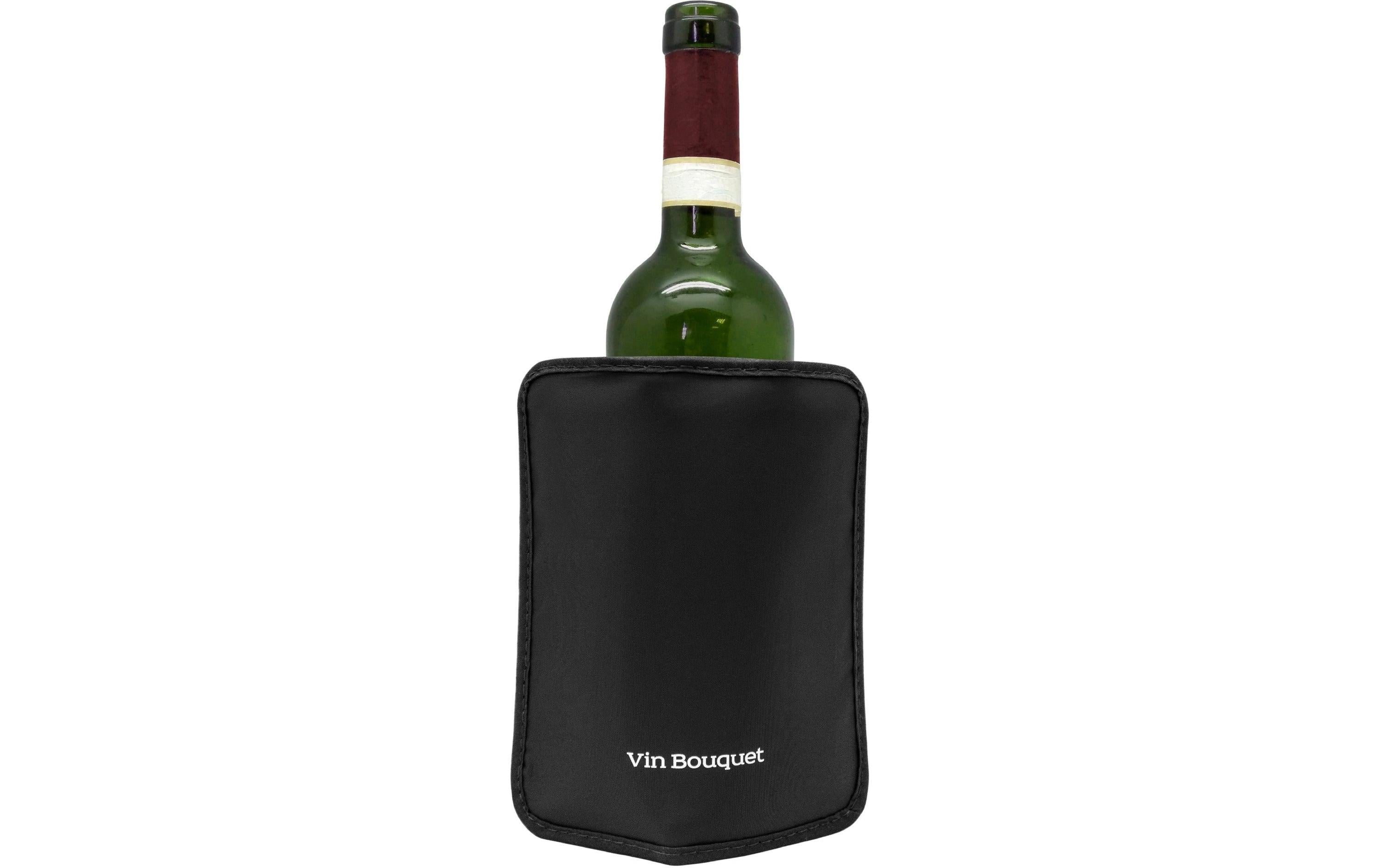 Vin Bouquet Flaschenmanschette – Nylon, Schwarz