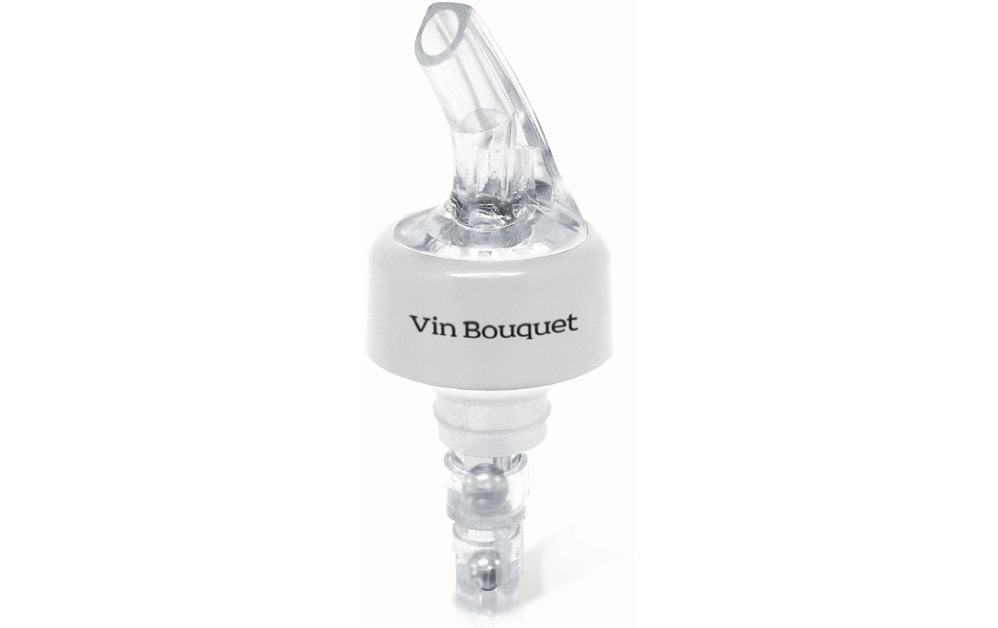 Vin Bouquet Flaschenverschluss – 40 ml, Kunststoff/Gummi, Grau, Transparent, 2 Stk.