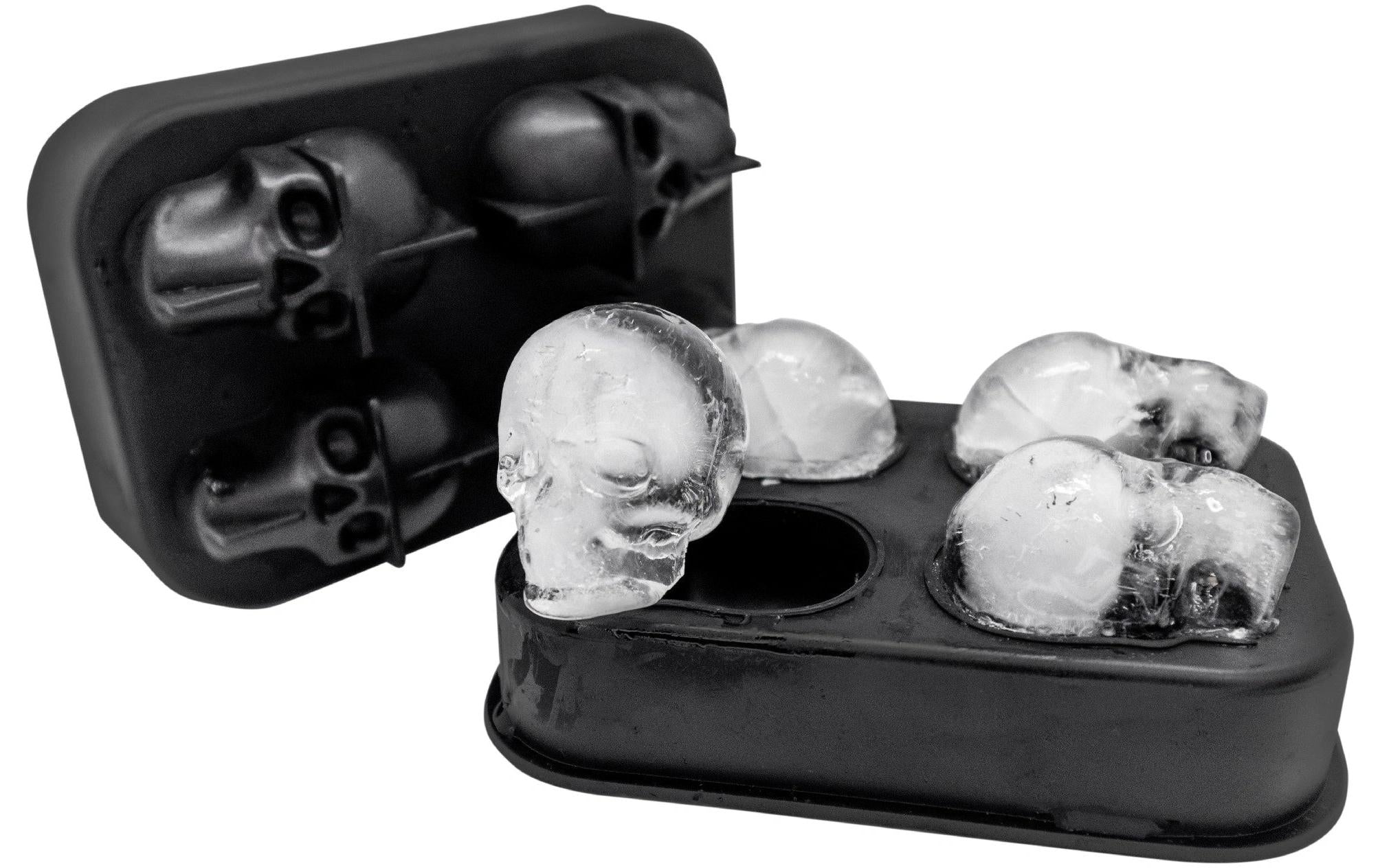 Vin Bouquet – Eiswürfelform 4 Stk., 5 × 11,5 × 9 cm, Silikon, Schwarz