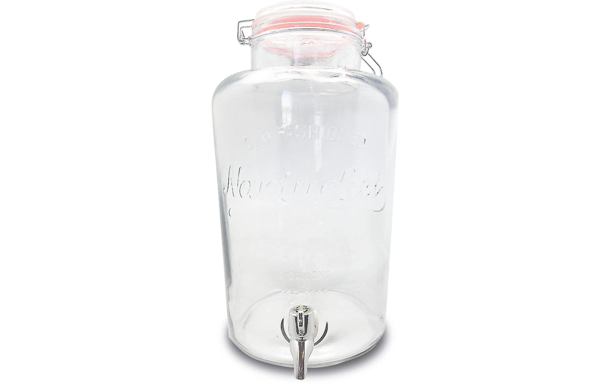 Vin Bouquet Getränkedispenser – 8 l, Ø 30,3 × 36,5 cm, Glas/Kunststoff (ABS)/Silikon, BPA-frei