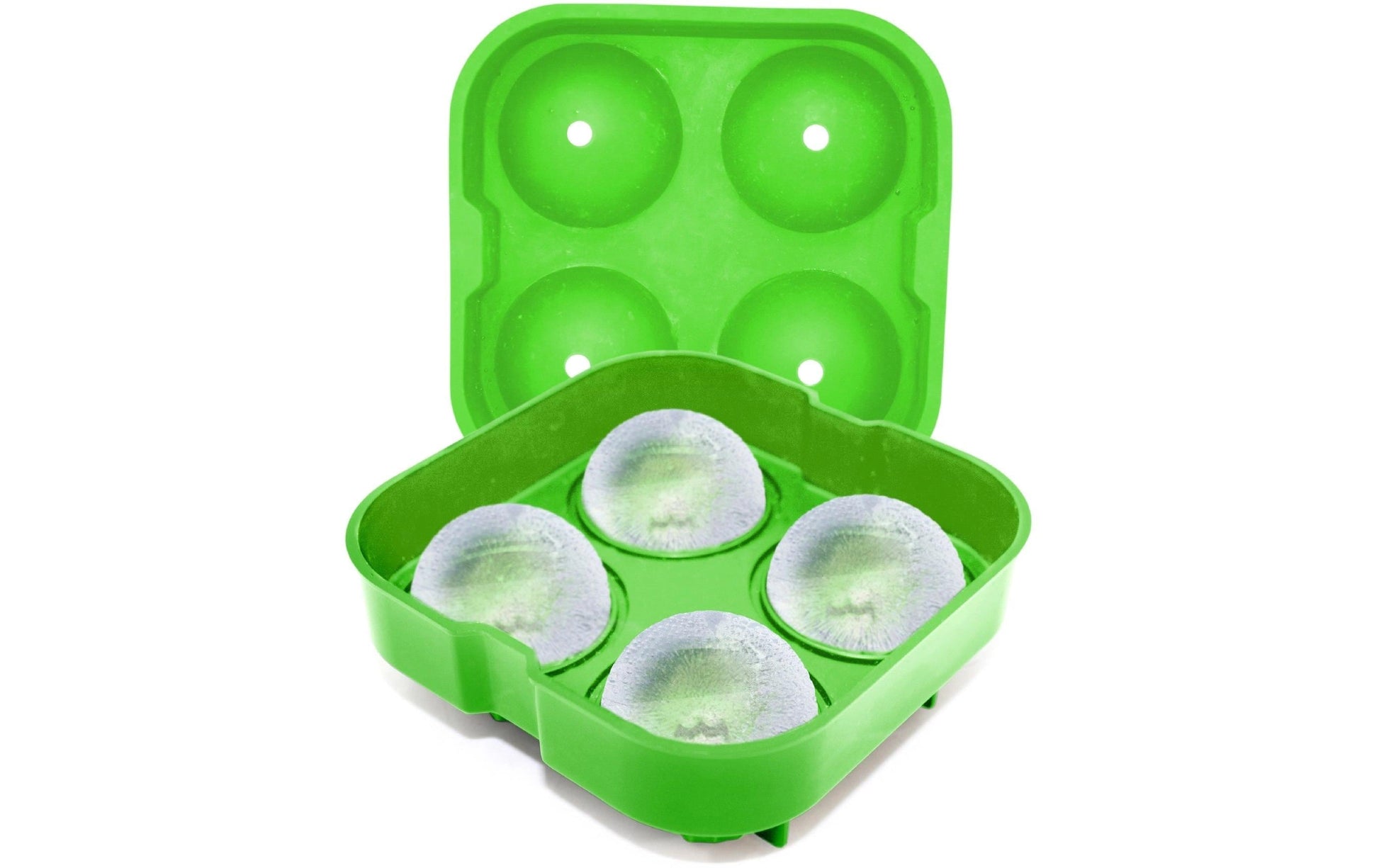 Vin Bouquet – Eiskugelform 4er, Ø 5,5 cm, Silikon, Grün