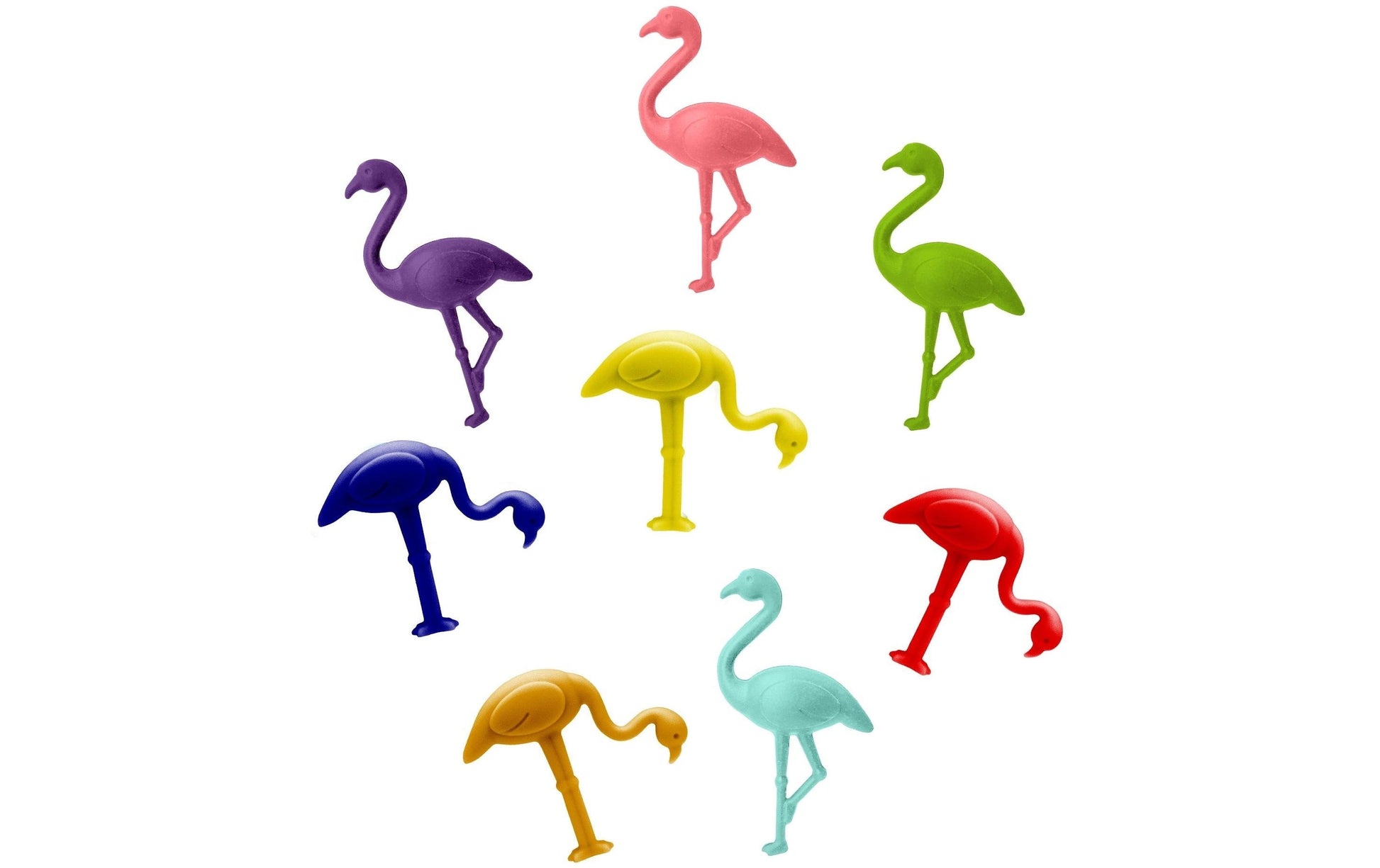 Vin Bouquet Glasmarkierer Flamingo – Mehrfarbig – Silikon