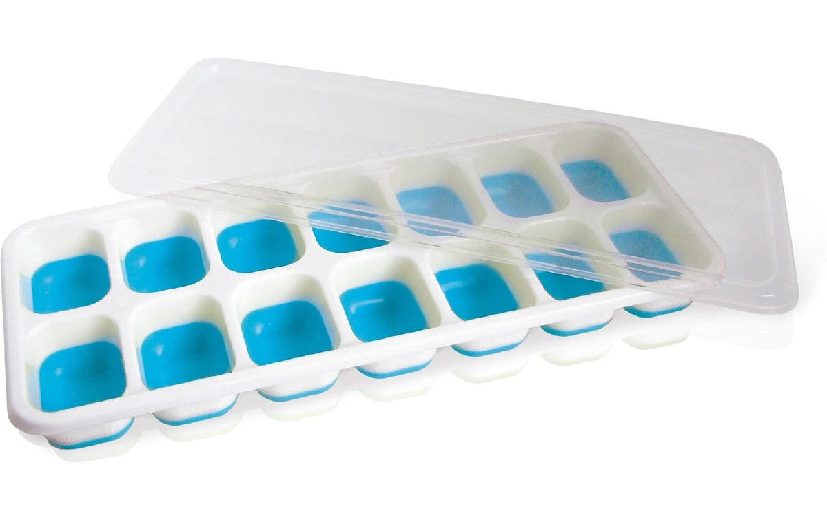 Vin Bouquet – Eiswürfelform 14 Fächer, 9,5 × 25 × 3 cm, Kunststoff (ABS), Blau/Grün