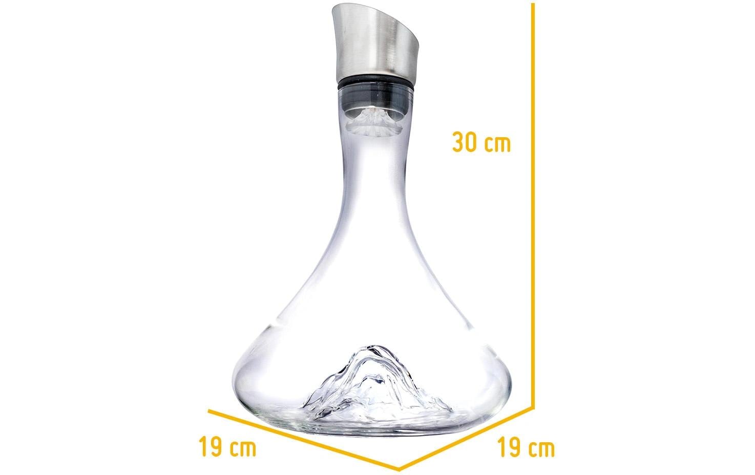 Vin Bouquet Karaffe Mountain – 1,5 L, Glas, Transparent