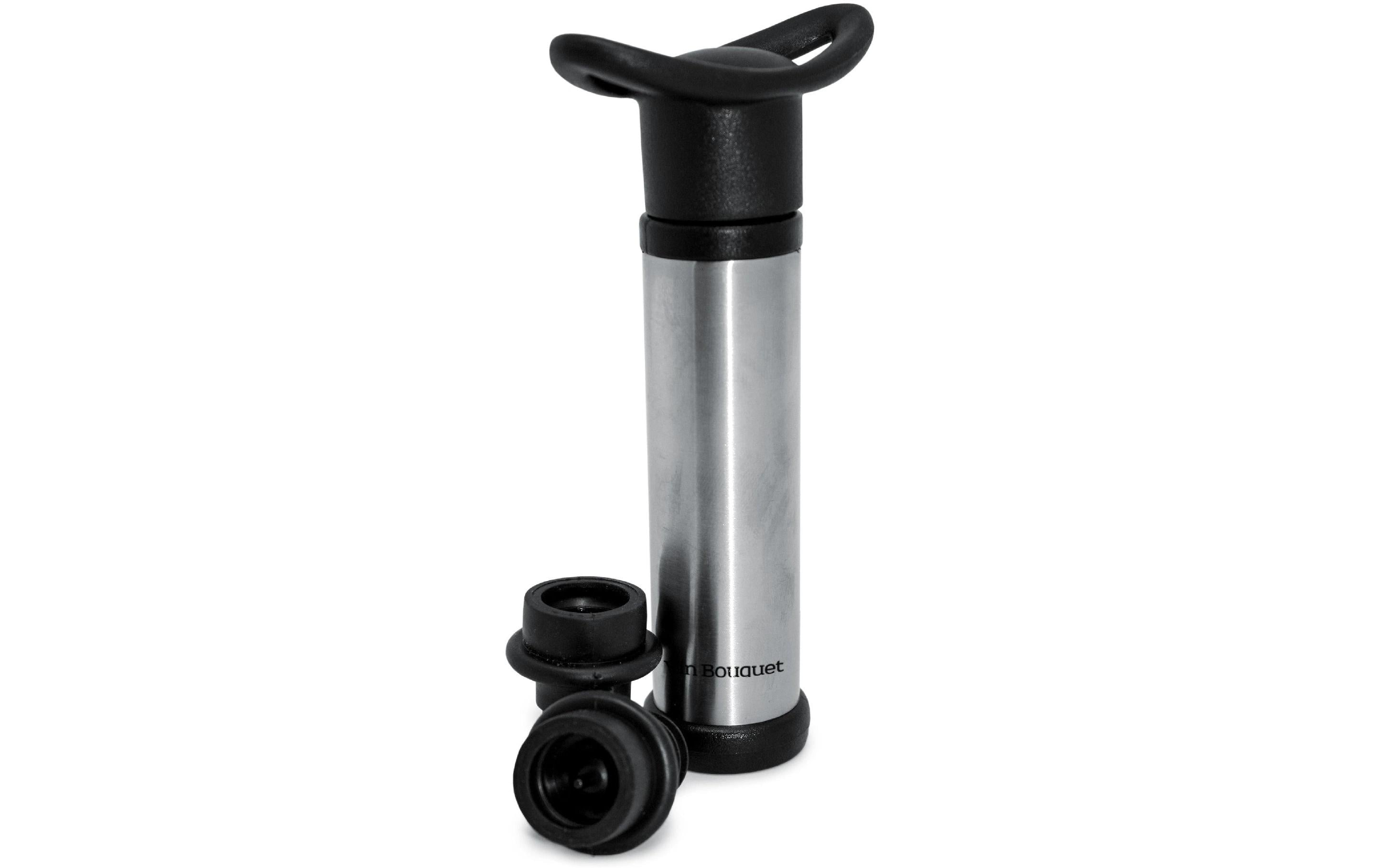 Vin Bouquet Flaschenverschluss – 22 cm, Edelstahl/Kunststoff (ABS), 3-teilig, Vakuum