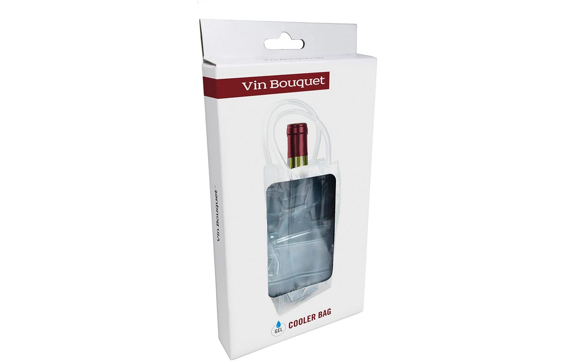 Vin Bouquet Flaschenkühler-Tasche – Kunststoff (PVC), mit 2 Griffbändern, für 1 Flasche