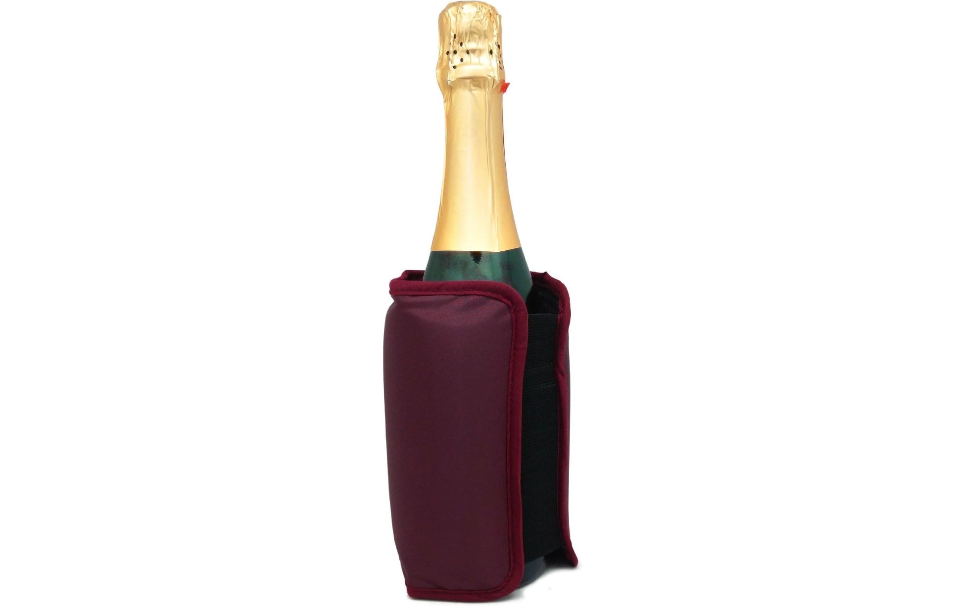 Vin Bouquet Flaschenmanschette – 16 × 15 × 20,8 cm, Nylon/Polypropylen, Weinrot, mit elastischem Band