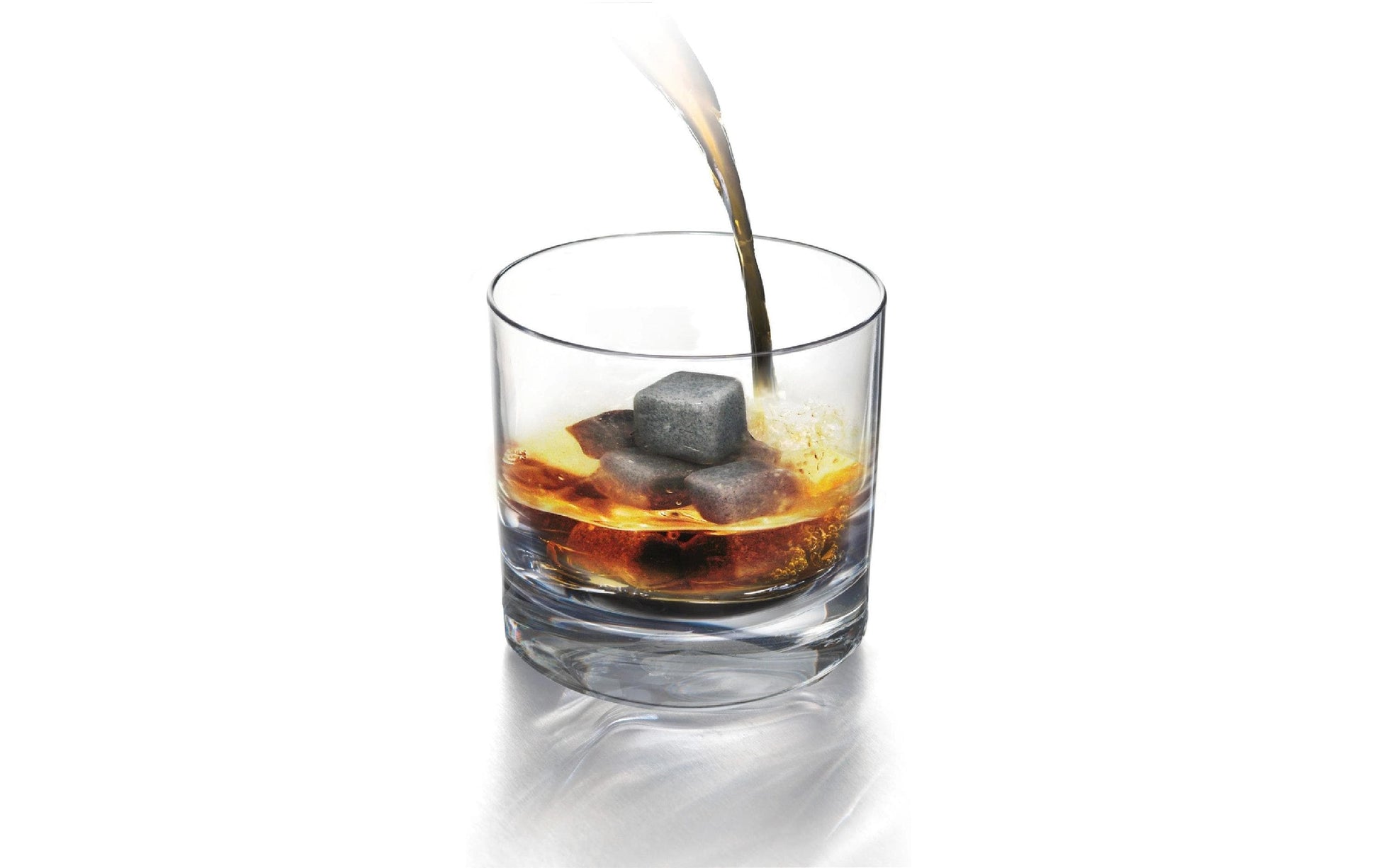 Vin Bouquet Whiskysteine – Stein, Grau, 9 Stk., Eckig