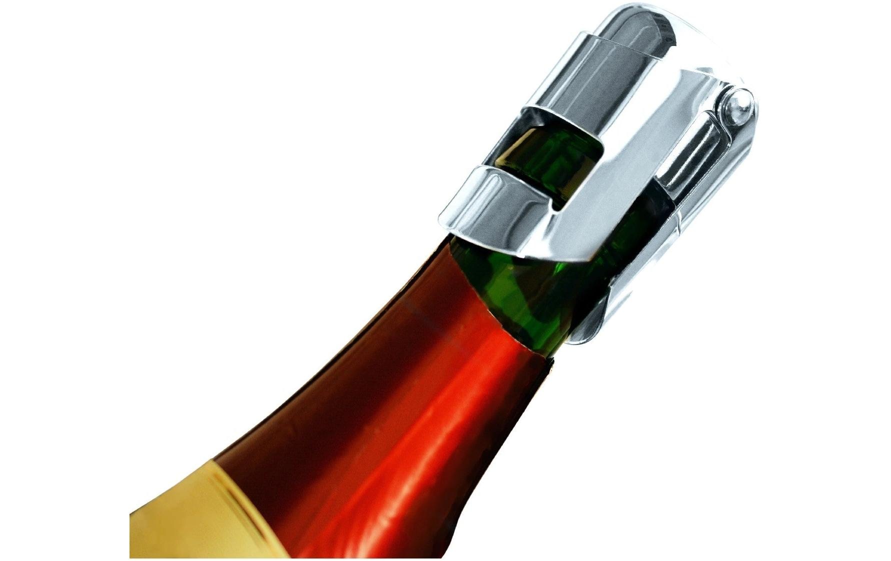 Vin Bouquet Flaschenverschluss – Ø 3,5 × 6,5 cm, Edelstahl/Kunststoff, luftdicht