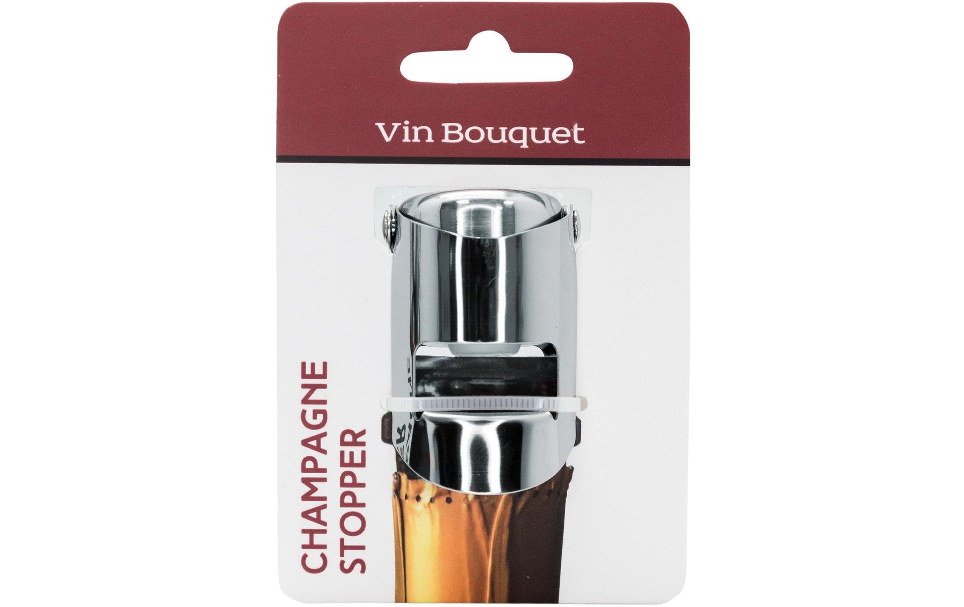 Vin Bouquet Flaschenverschluss – Ø 3,5 × 6,5 cm, Edelstahl/Kunststoff, luftdicht