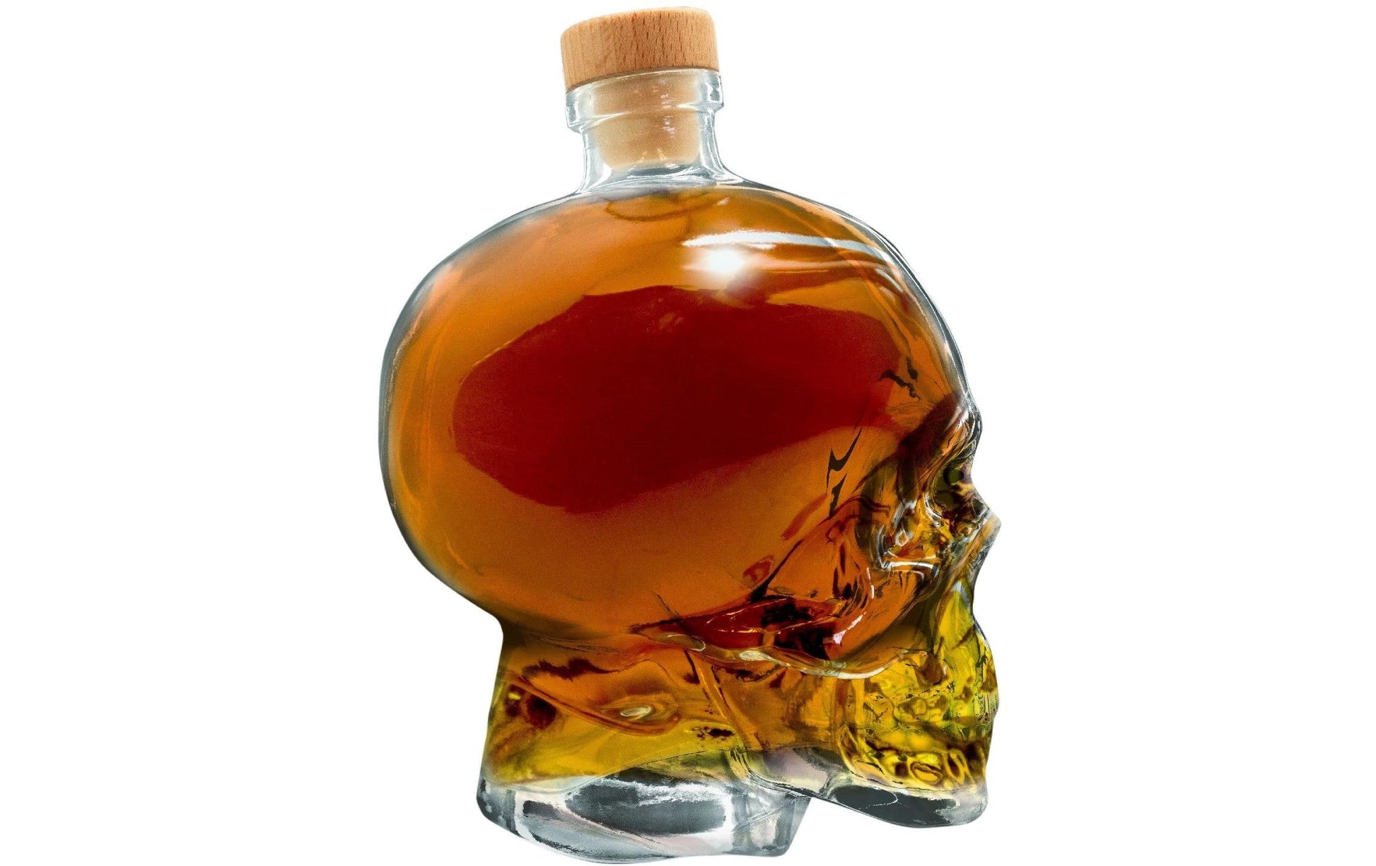 Vin Bouquet Dekanter Totenkopf – Ø 13 × 19,5 cm, 1 l, Glas (Kristallglas)
