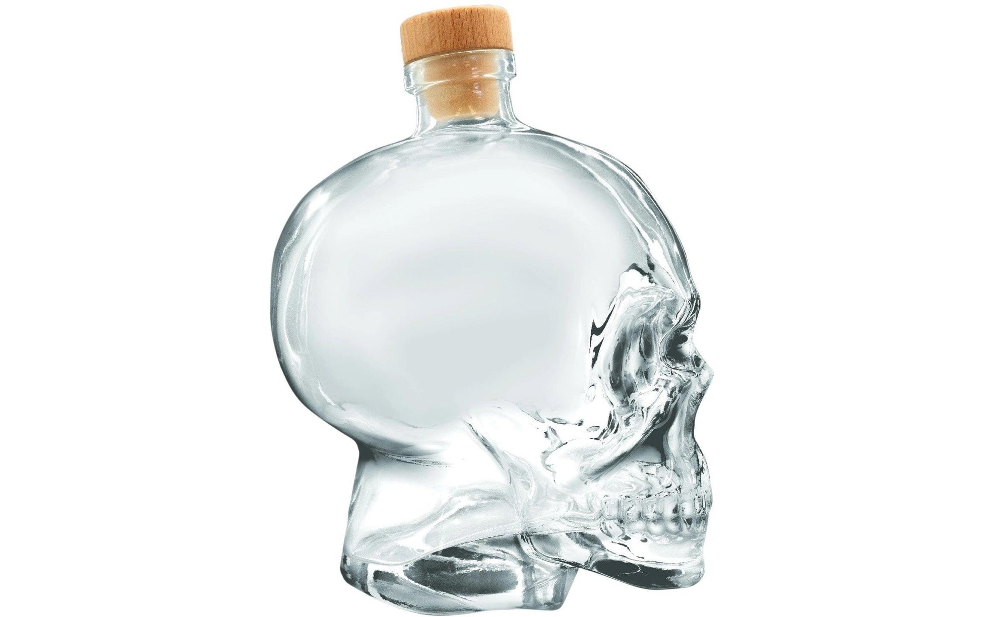 Vin Bouquet Dekanter Totenkopf – Ø 13 × 19,5 cm, 1 l, Glas (Kristallglas)