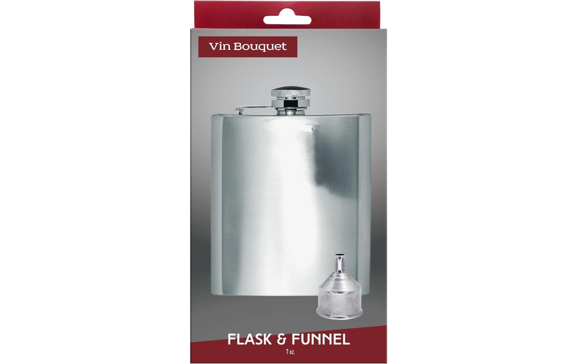 Vin Bouquet Flachmann – 205 ml, Edelstahl