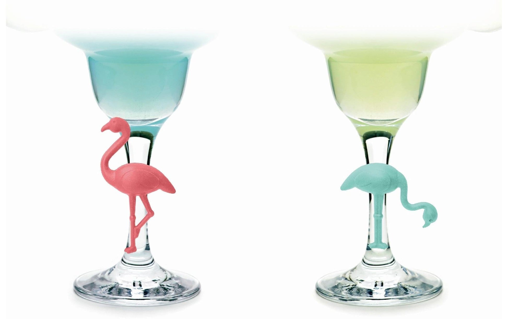 Vin Bouquet Glasmarkierer Flamingo – Mehrfarbig – Silikon