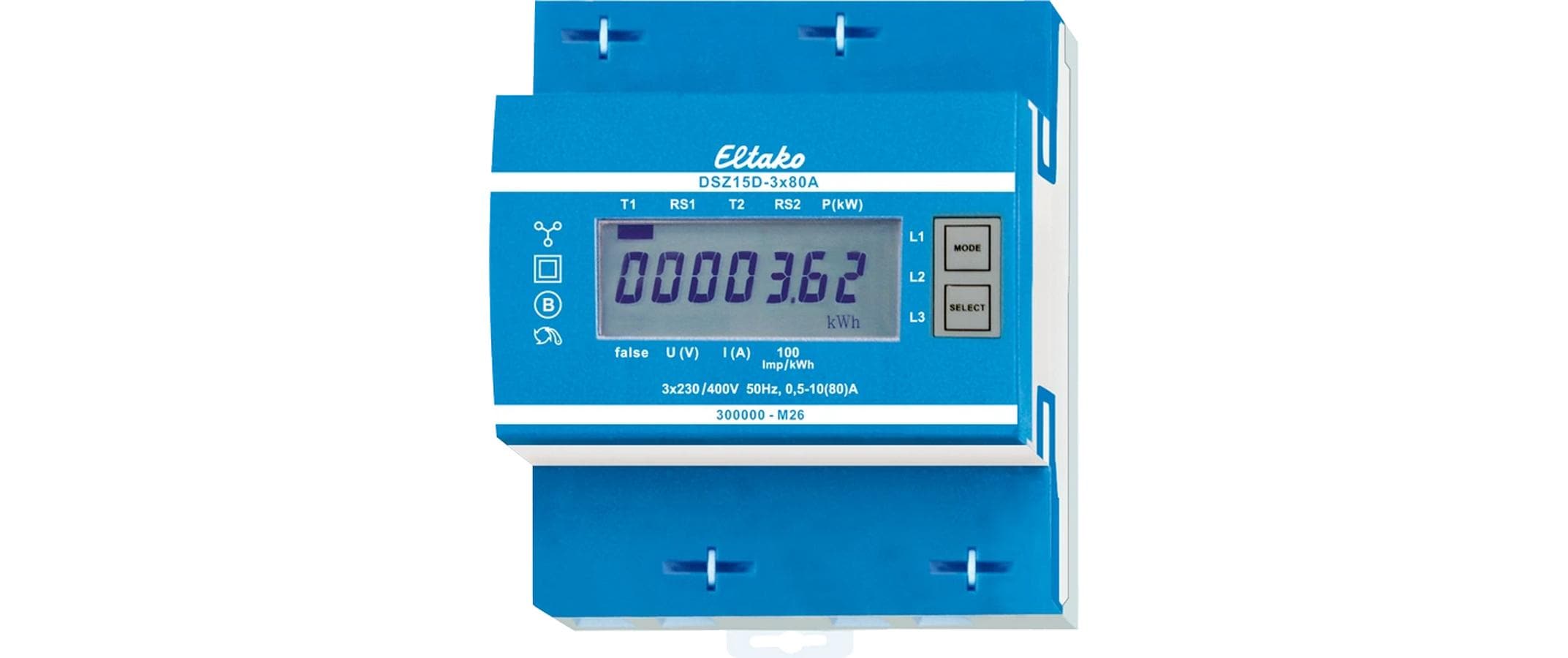 Eltako DSZ15D MID – Energiemessgerät – 3-phasig, 3×80 A, DIN-Schiene