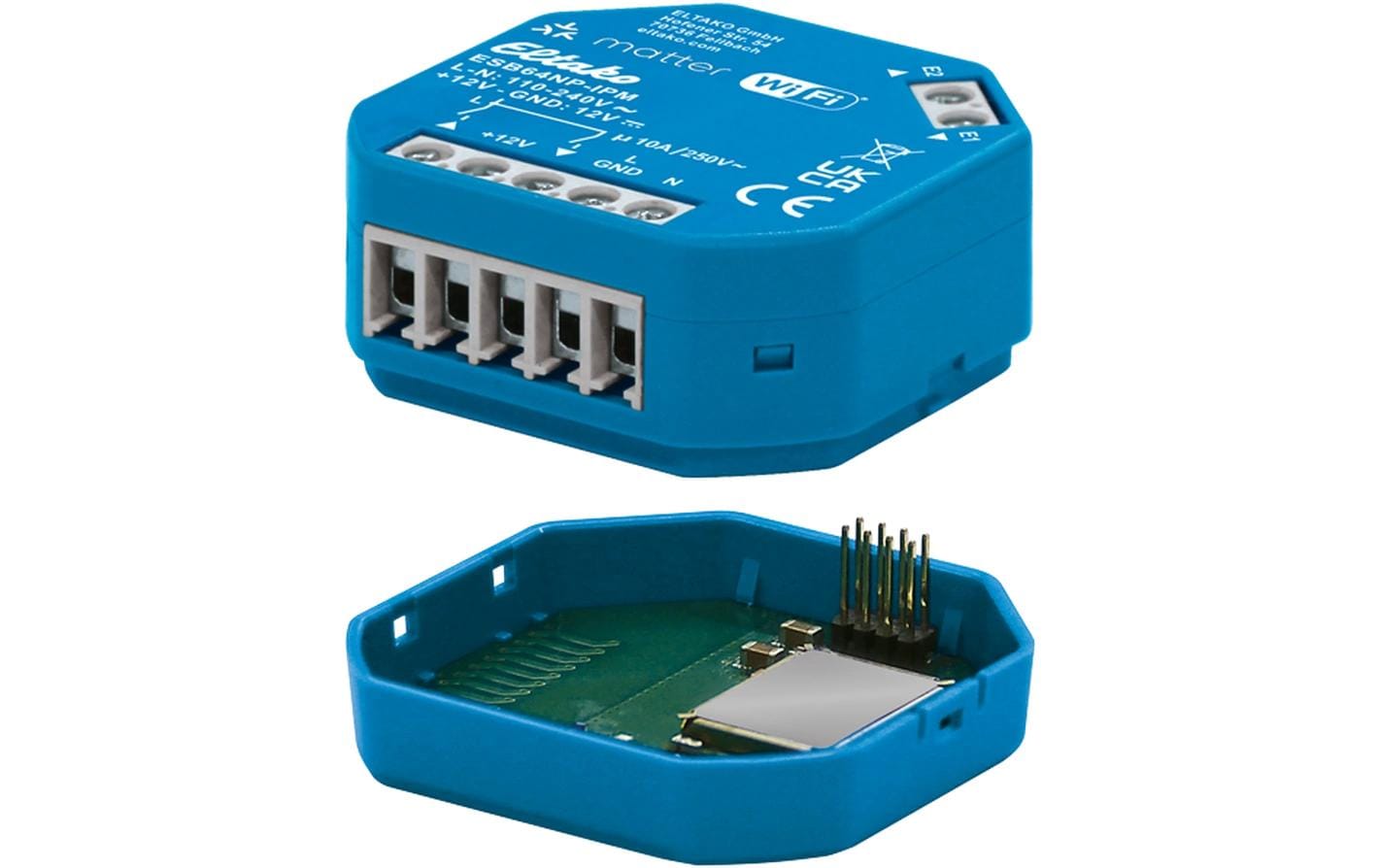 Eltako EB-RF AP64ESB+E – Zubehör – Rollladenaktor, 12 V/230 V – für Apple HomeKit, Amazon Alexa, Google Home