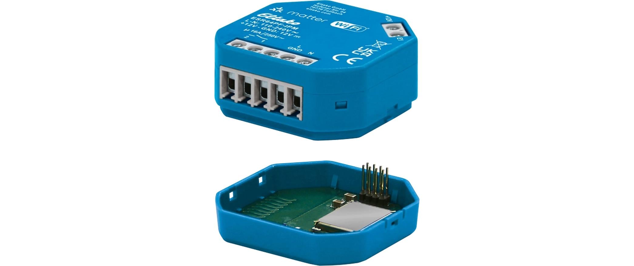Eltako AP64EUD+E – Dimmaktor – Universal-Dimmung, 300 VA – für Alexa, HomeKit, Google Home u. a.