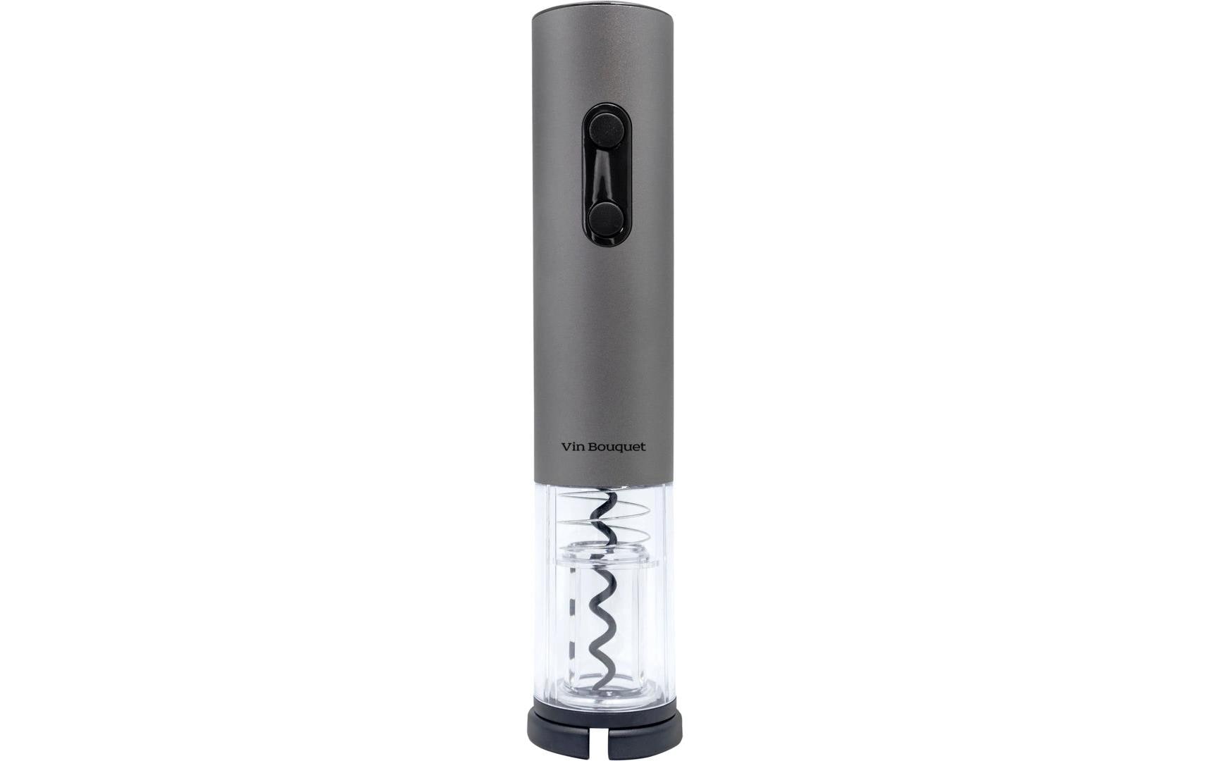 Vin Bouquet Elektrischer Korkenzieher – 28,1 cm, Kunststoff/Metall, Schwarz, mit Kapselschneider