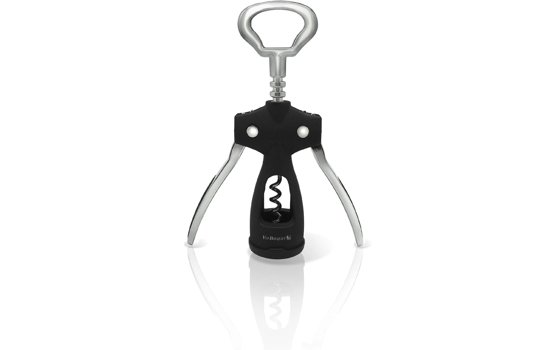 Vin Bouquet Hebelkorkenzieher – 19 × 4 cm, Edelstahl/Gummi, mit Kapselheber
