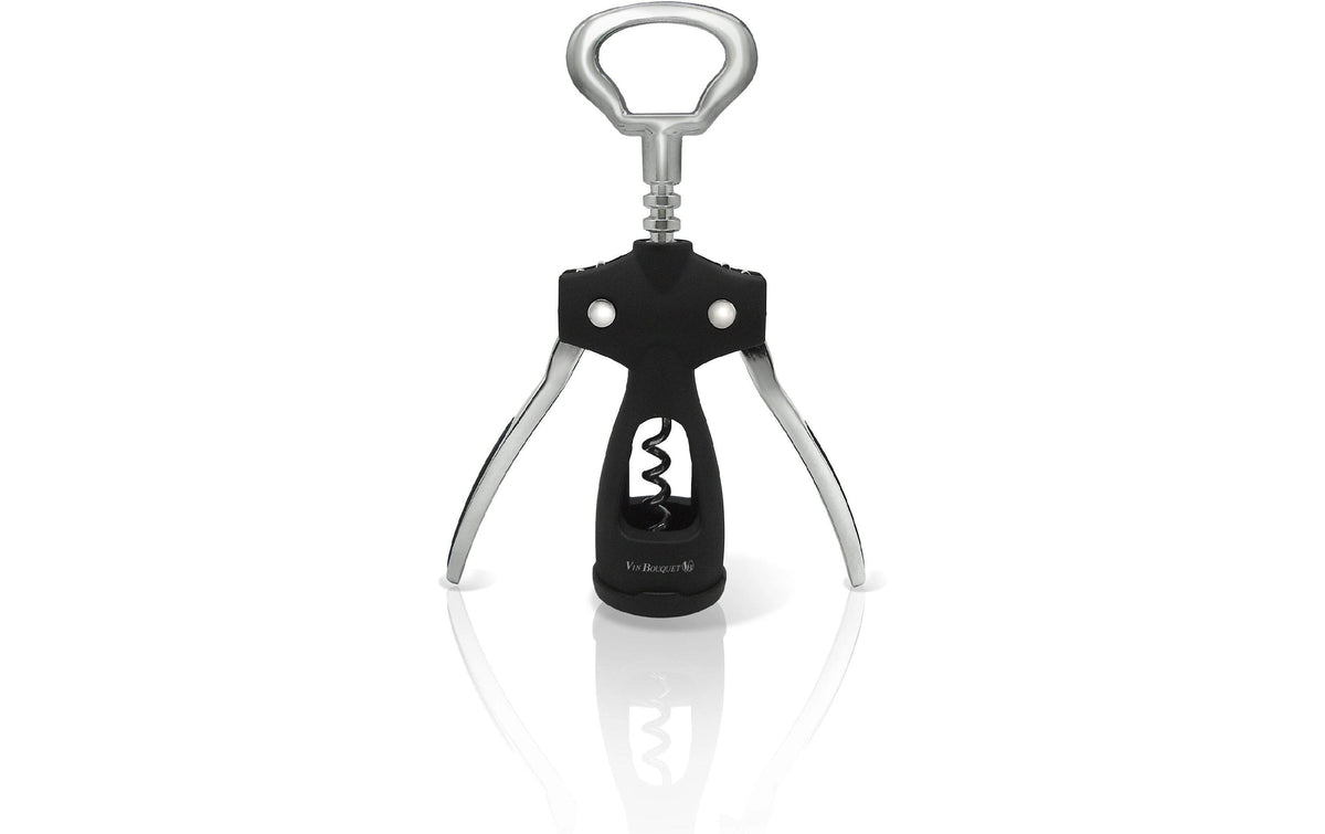 Vin Bouquet Hebelkorkenzieher – 19 × 4 cm, Edelstahl/Gummi, mit Kapselheber