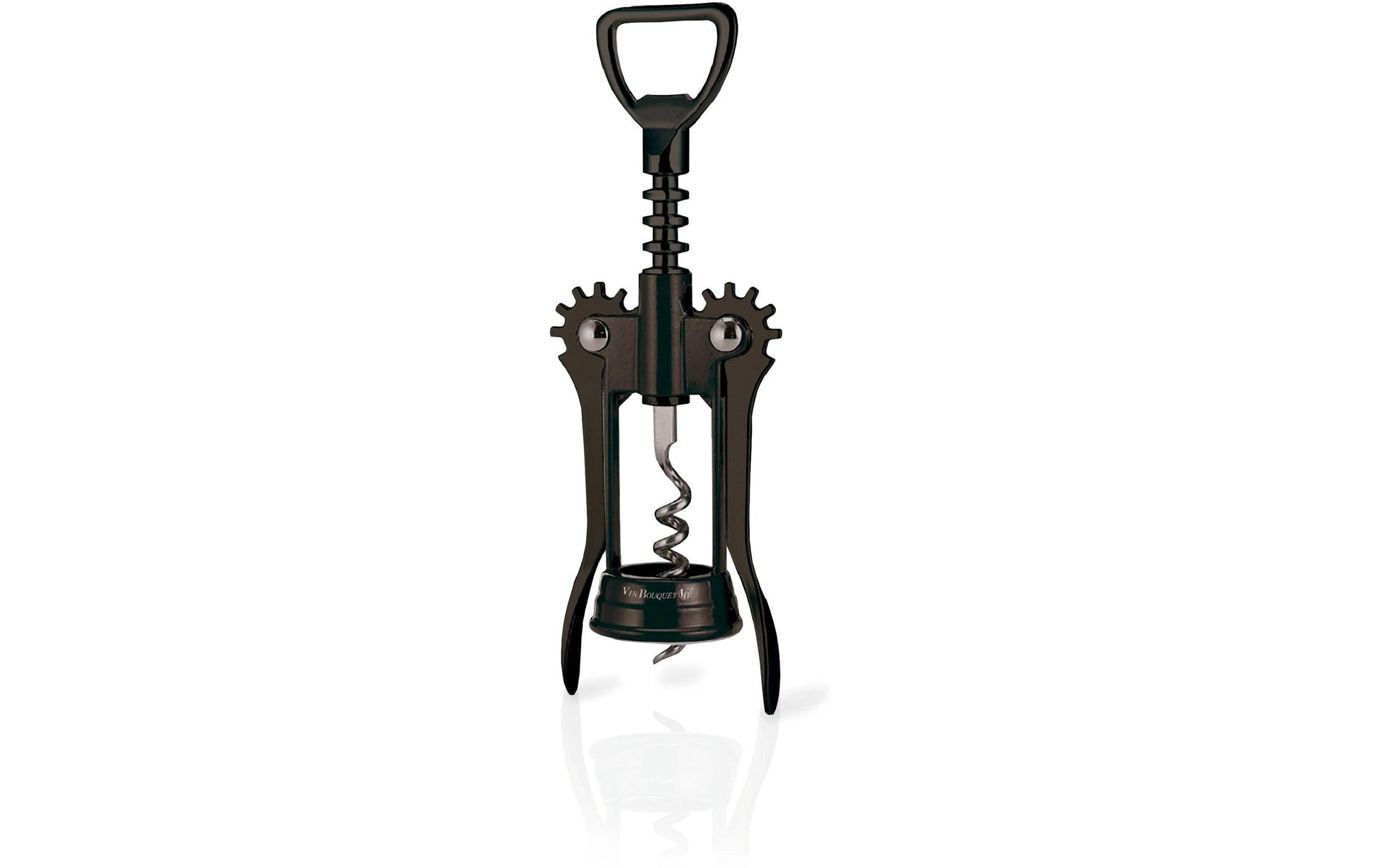 Vin Bouquet Flügelkorkenzieher – 14,5 cm, Edelstahl/Kunststoff, Schwarz