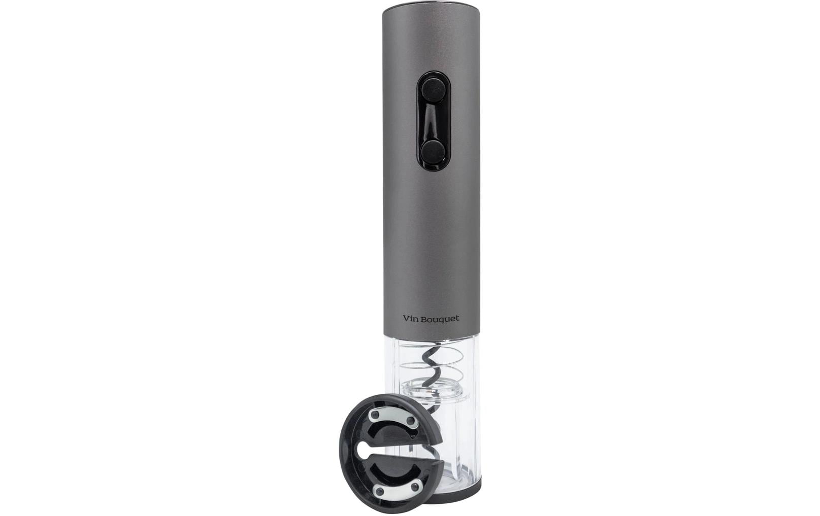 Vin Bouquet Elektrischer Korkenzieher – 28,1 cm, Kunststoff/Metall, Schwarz, mit Kapselschneider