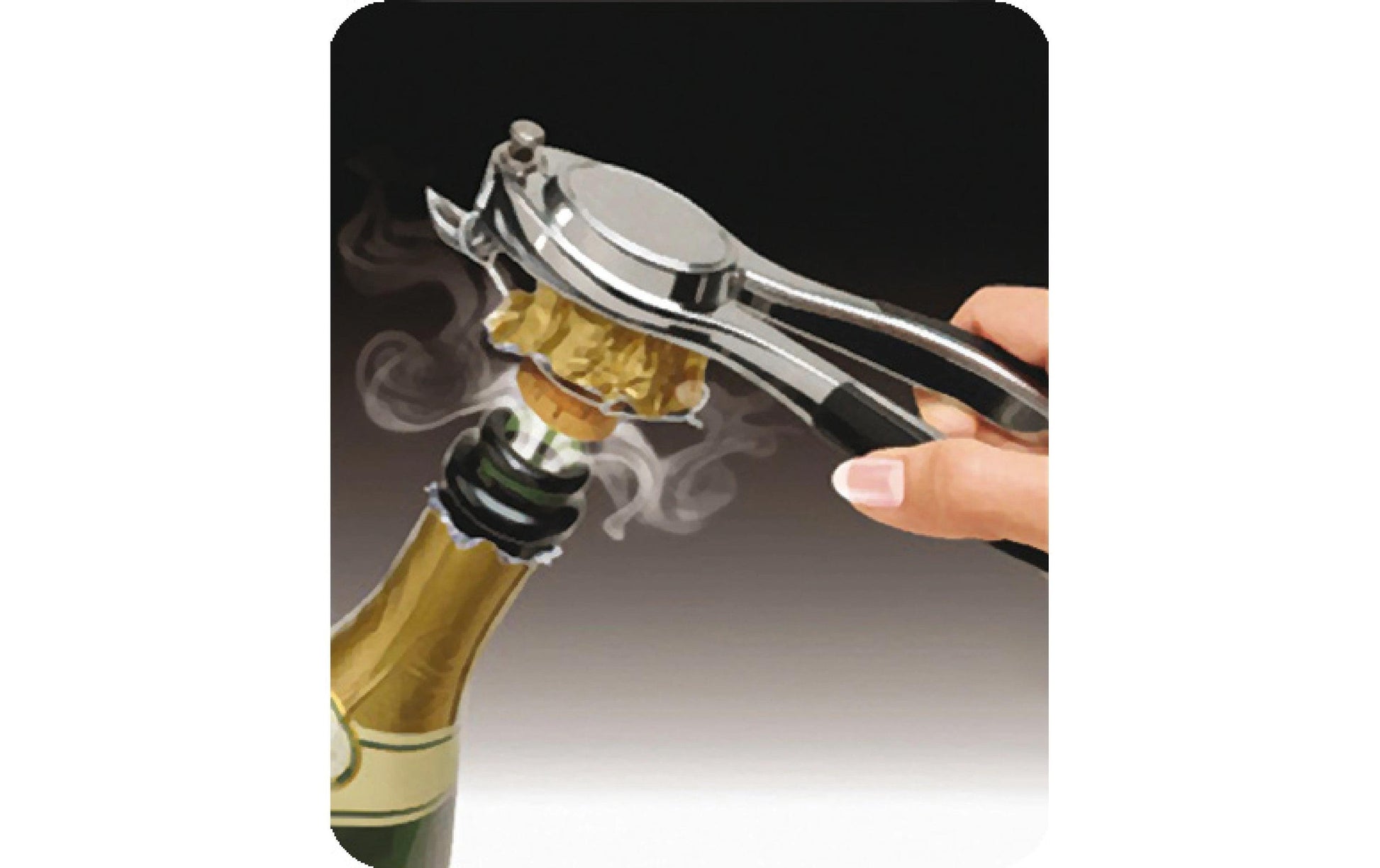 Vin Bouquet Korkenzieher – 16 cm, Edelstahl/Kunststoff (ABS), mit Kapselschneider