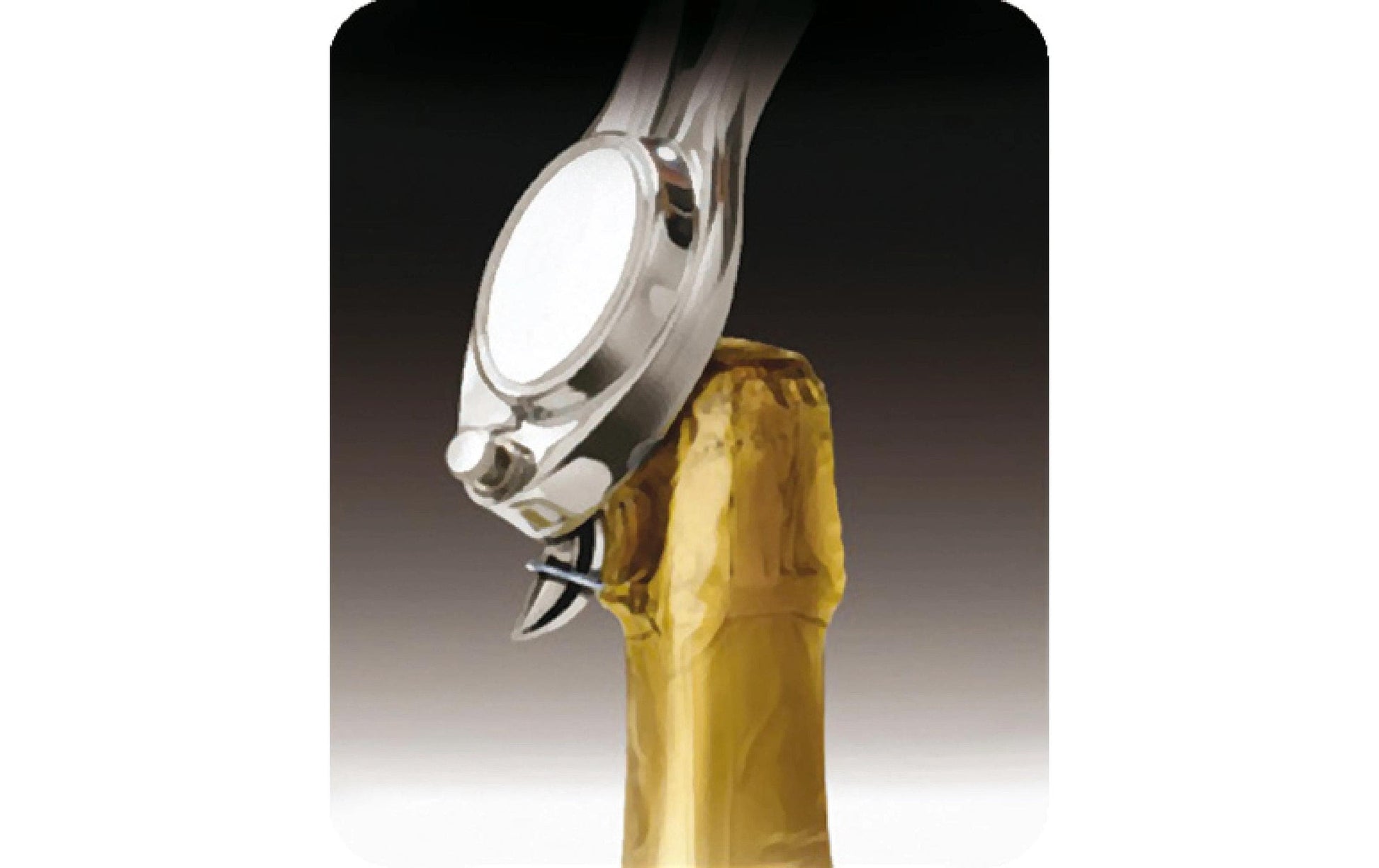 Vin Bouquet Korkenzieher – 16 cm, Edelstahl/Kunststoff (ABS), mit Kapselschneider